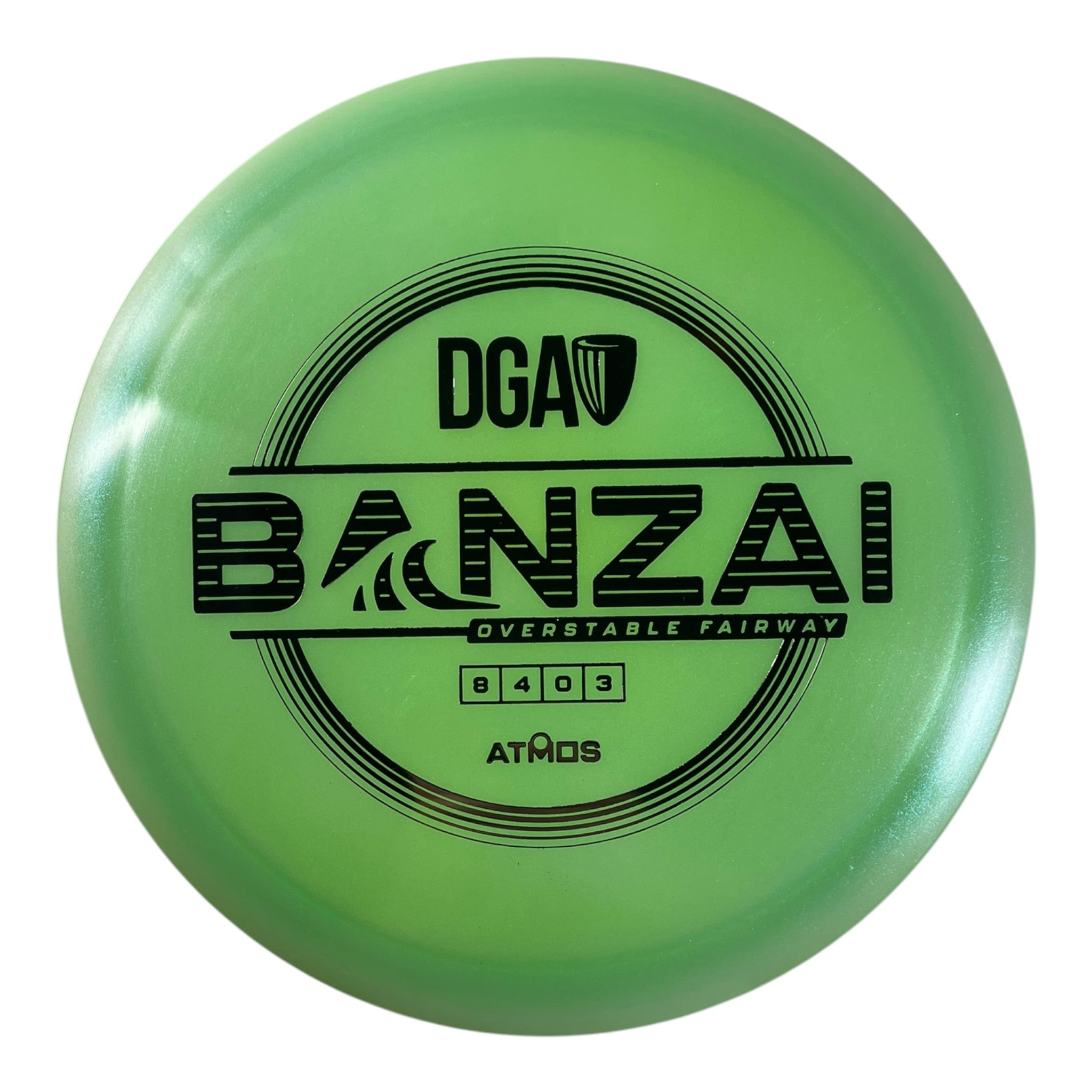 Disc Golf Association Banzai | Atmos | Green/Silver 174g Disc Golf