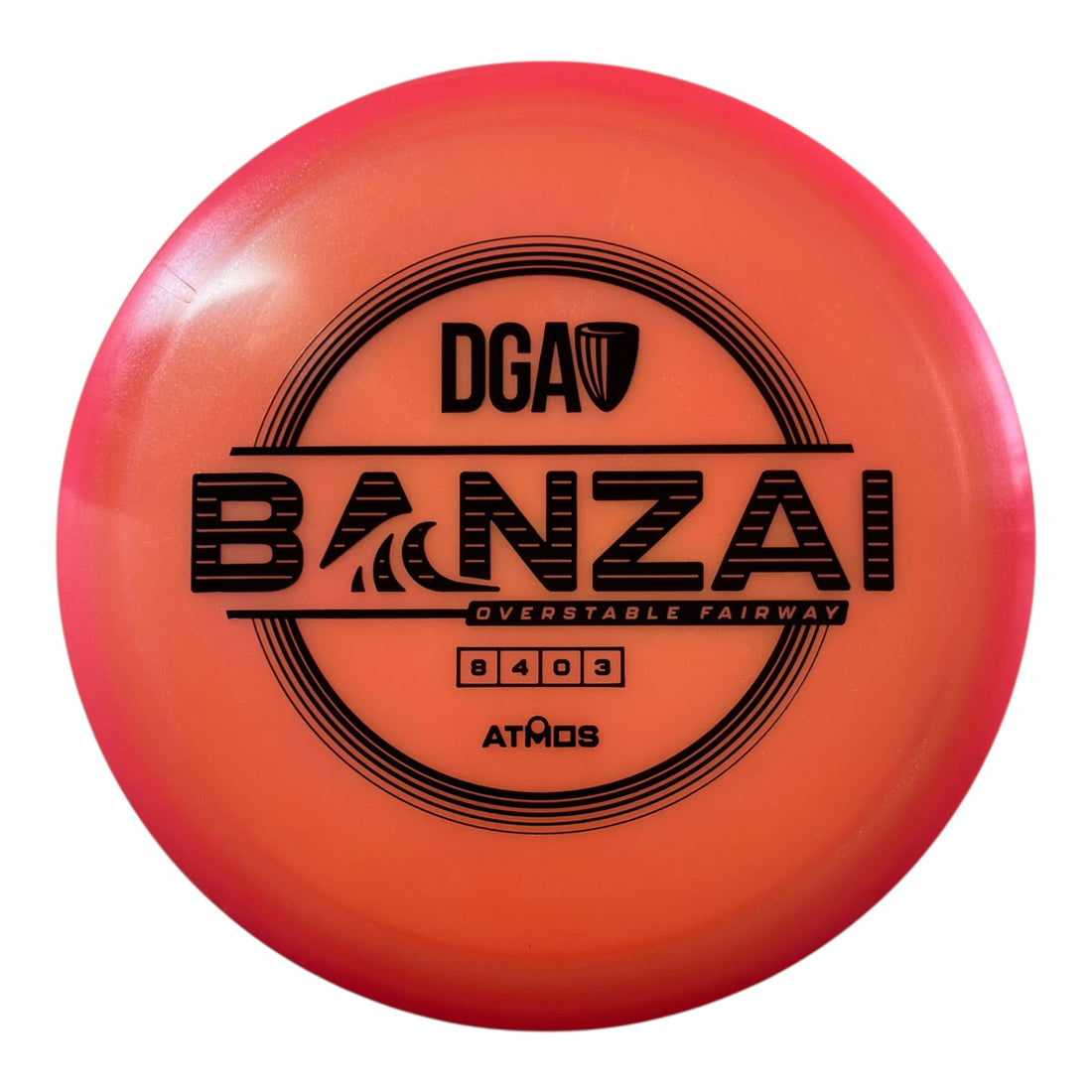 Disc Golf Association Banzai | Atmos | Orange/Black 173g Disc Golf