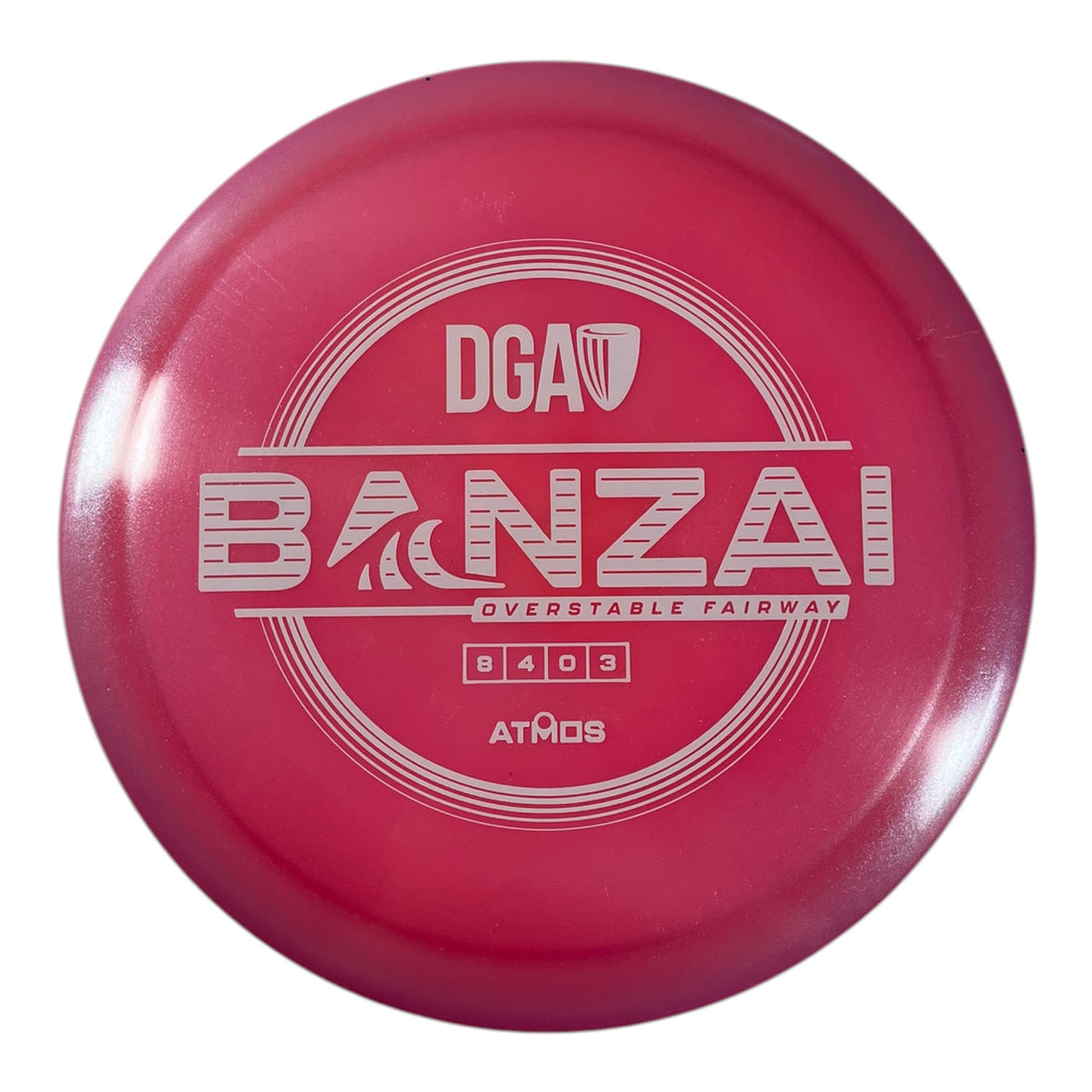 Disc Golf Association Banzai | Atmos | Pink/White 170g Disc Golf