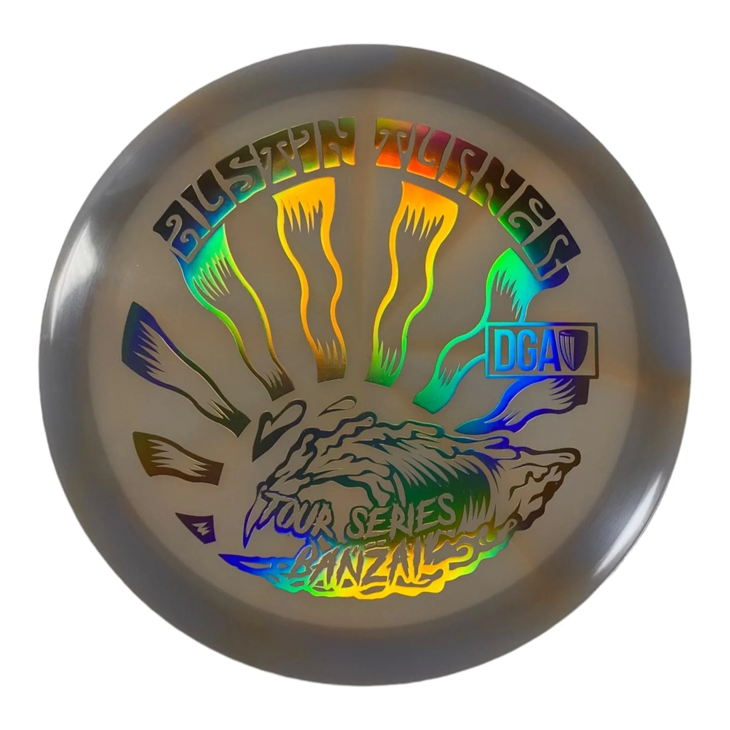 Disc Golf Association Banzai | Swirl | Grey/Gold 174g (Austin Turner) Disc Golf