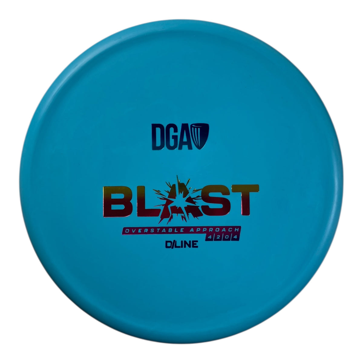 Disc Golf Association Blast | D-Line | Blue/Rainbow 172g Disc Golf