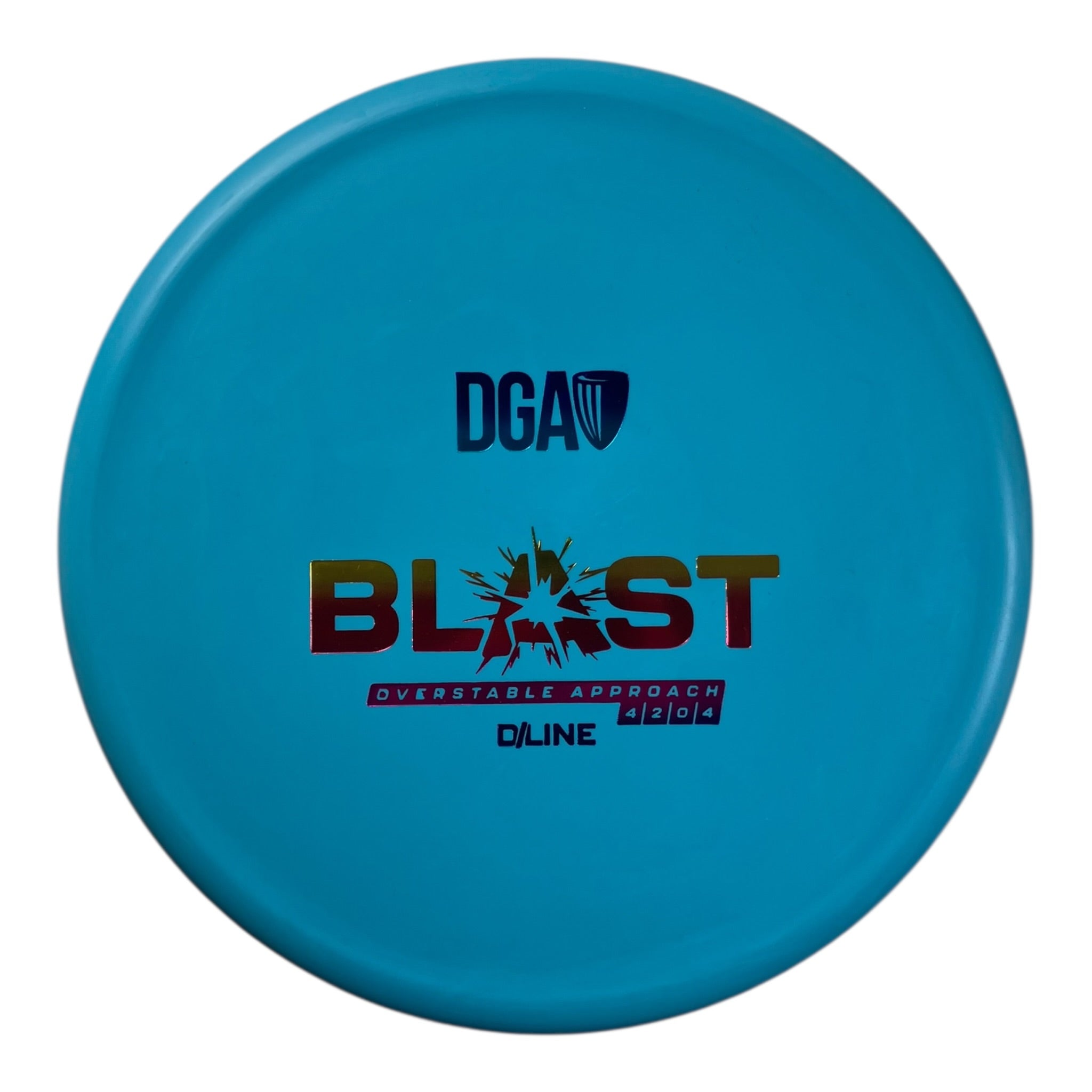 Disc Golf Association Blast | D-Line | Blue/Rainbow 172g Disc Golf