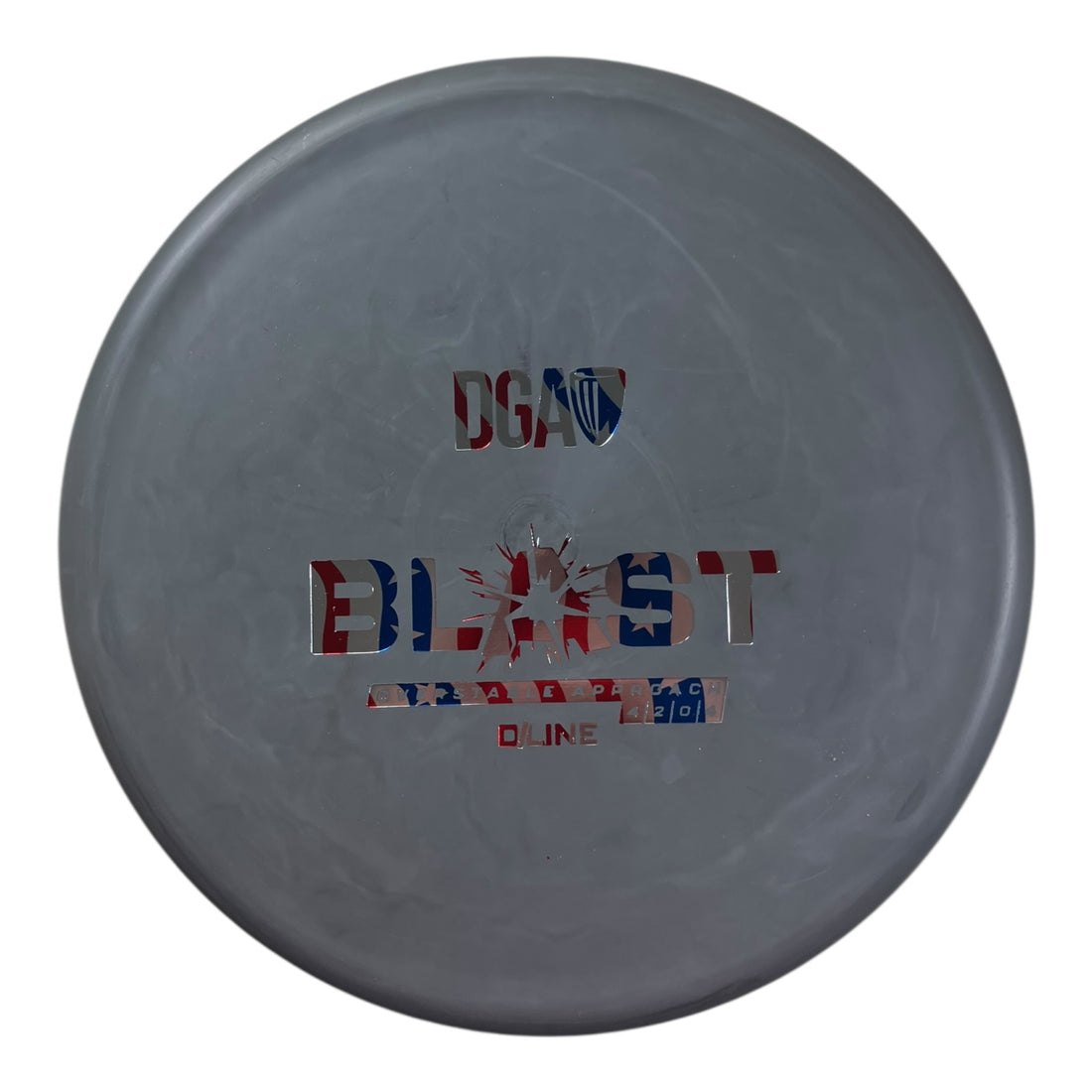 Disc Golf Association Blast | D-Line | Grey/USA 168g Disc Golf