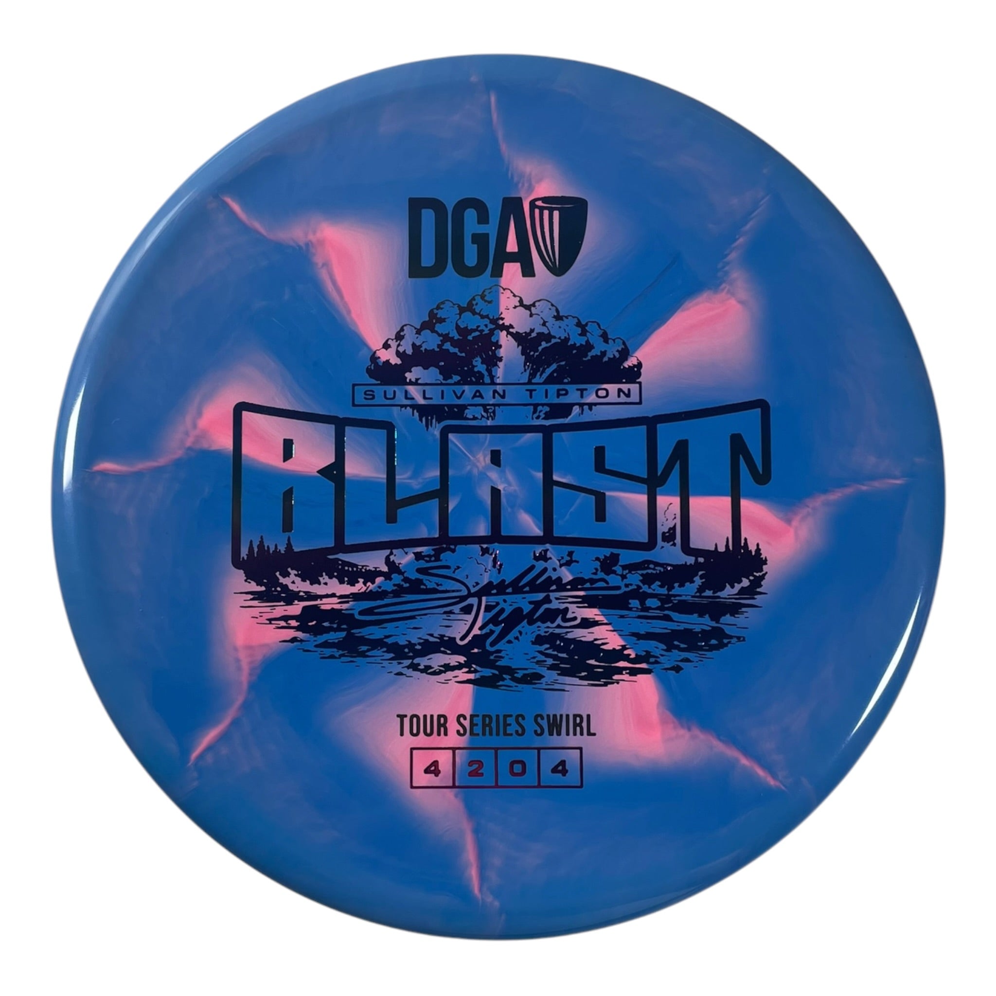 Disc Golf Association Blast | Tour Series Swirl | Blue/Rainbow 171g (Sullivan Tipton) Disc Golf