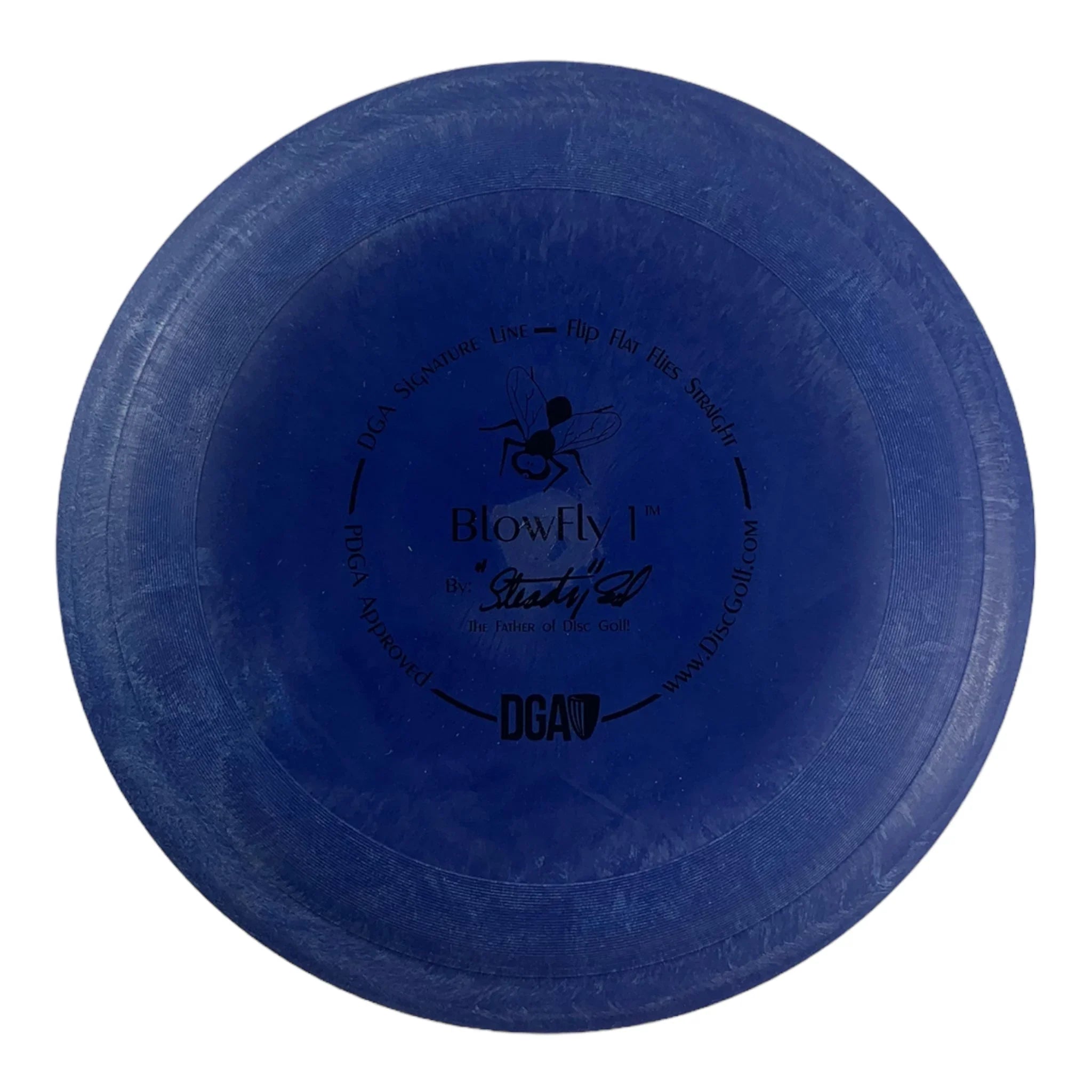 Disc Golf Association Blowfly 1 | Signature Line | Blue/Black 176g Disc Golf