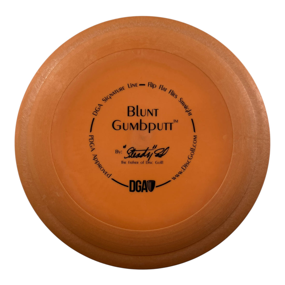 Disc Golf Association Blunt Gumbputt | Signature Line | Orange/Black 172g Disc Golf