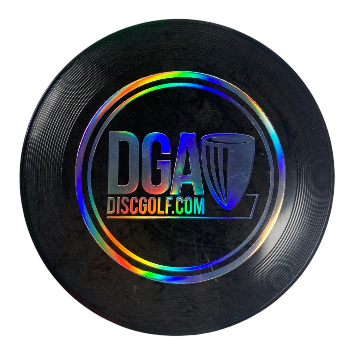 Disc Golf Association DGA Mini Marker Disc | Black Disc Golf