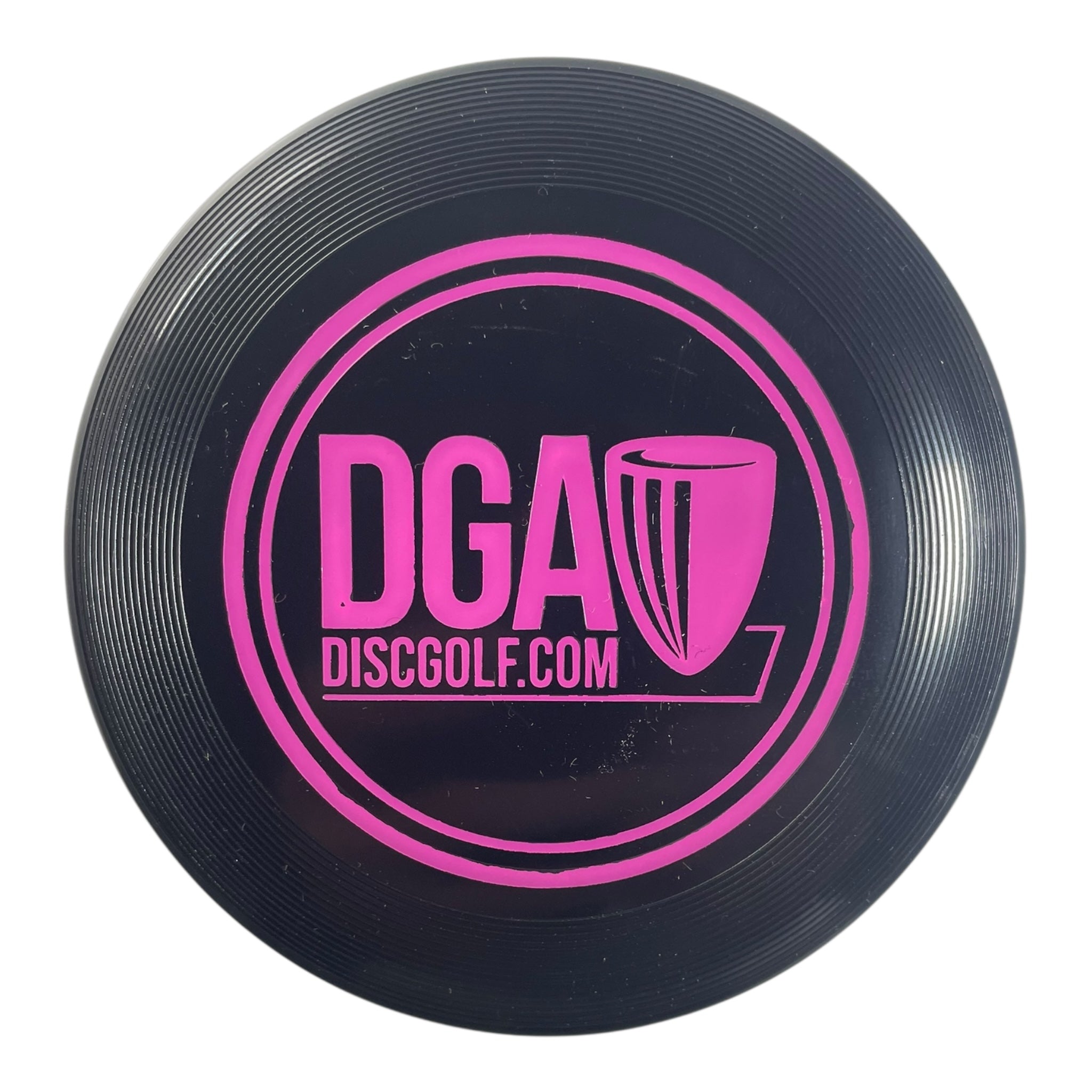 Disc Golf Association DGA Mini Marker Disc | Black/Pink Disc Golf