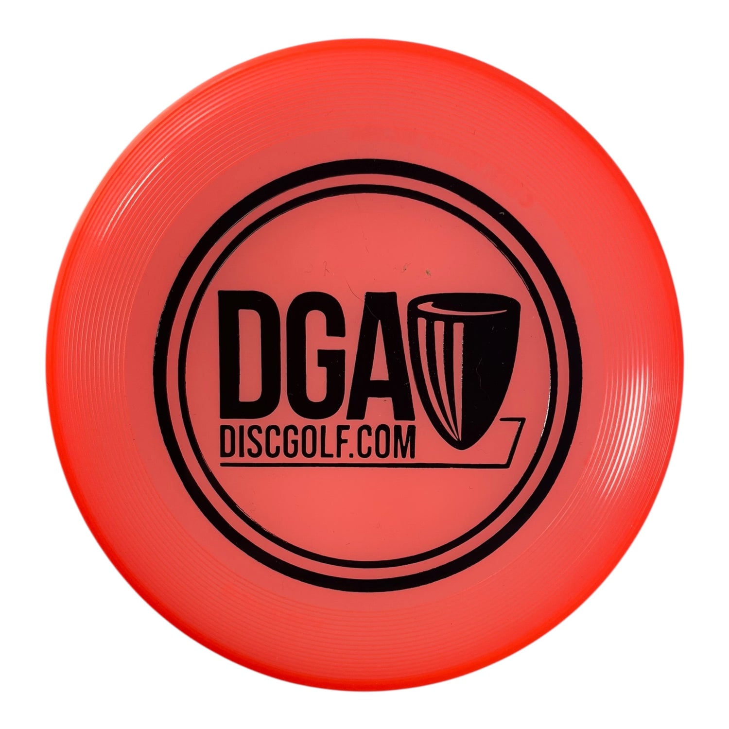 Disc Golf Association DGA Mini Marker Disc | Orange/Black Disc Golf