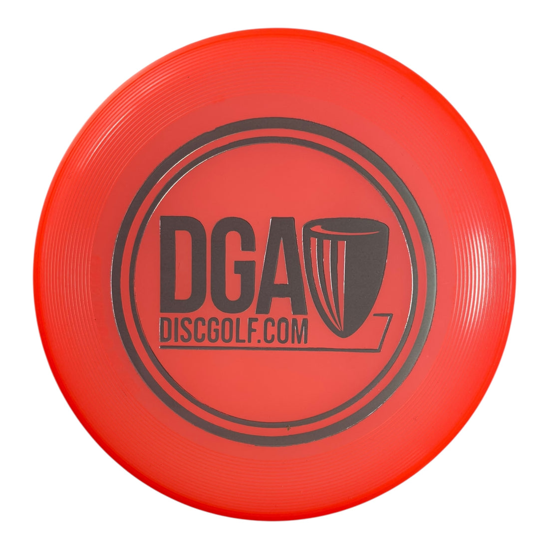 Disc Golf Association DGA Mini Marker Disc | Orange/Silver Disc Golf