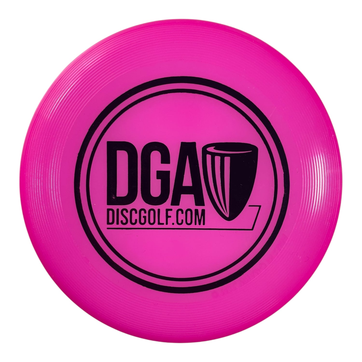 Disc Golf Association DGA Mini Marker Disc | Pink/Black Disc Golf