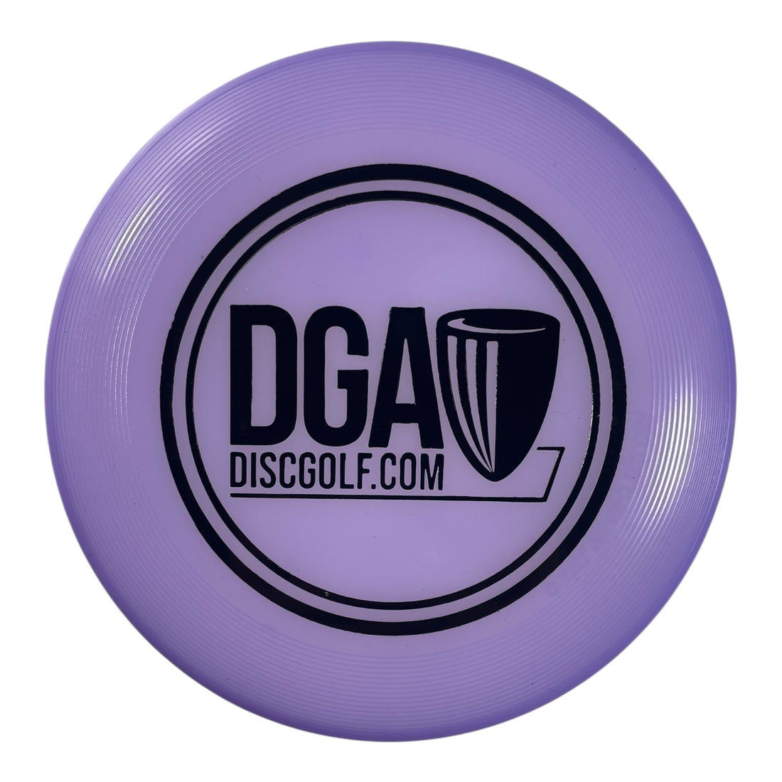 Disc Golf Association DGA Mini Marker Disc | Purple/Black Disc Golf