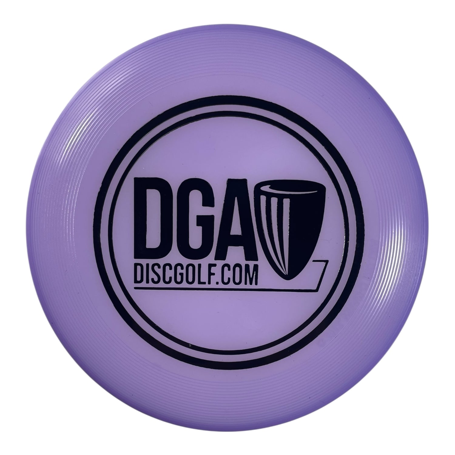 Disc Golf Association DGA Mini Marker Disc | Purple/Black Disc Golf