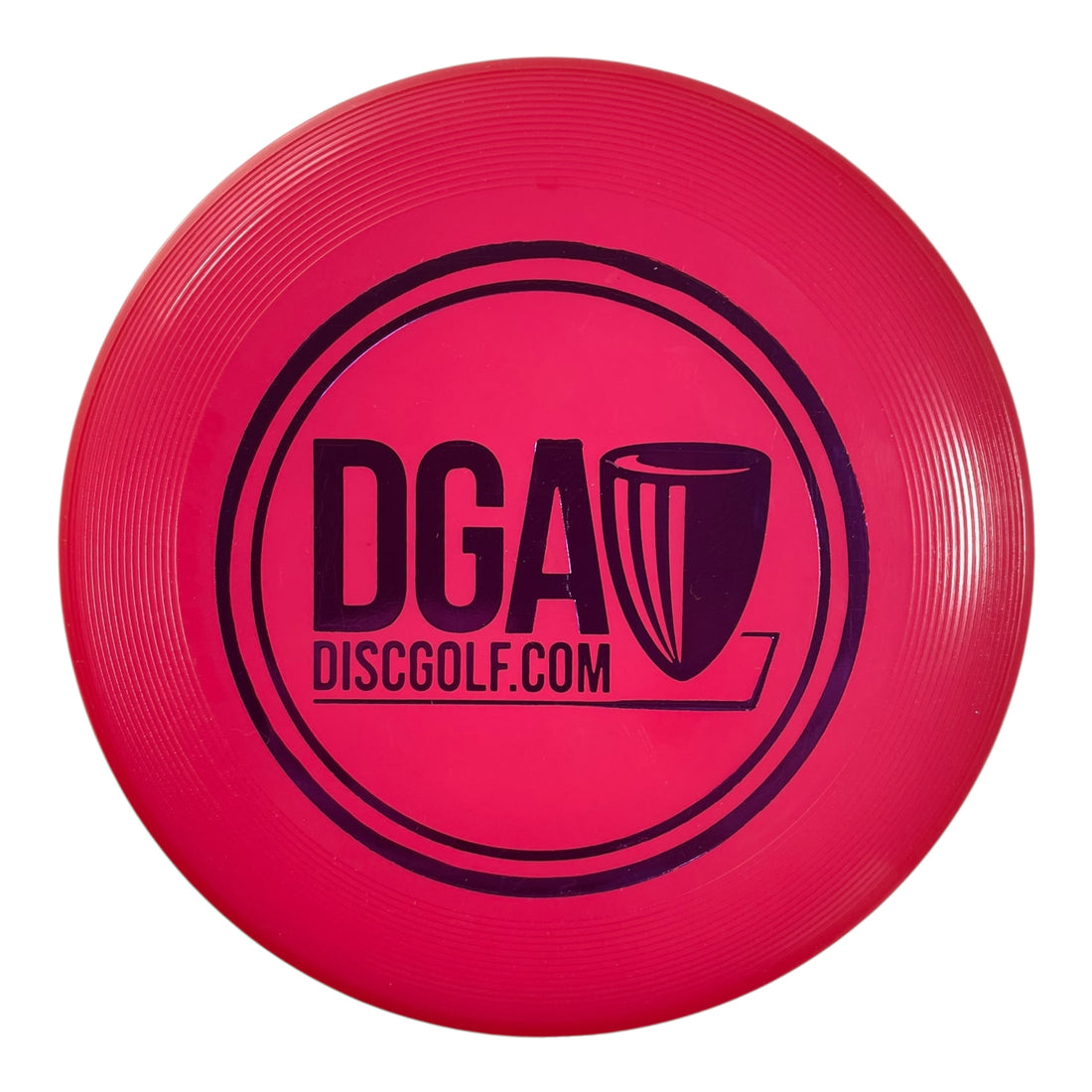 Disc Golf Association DGA Mini Marker Disc | Red/Purple Disc Golf