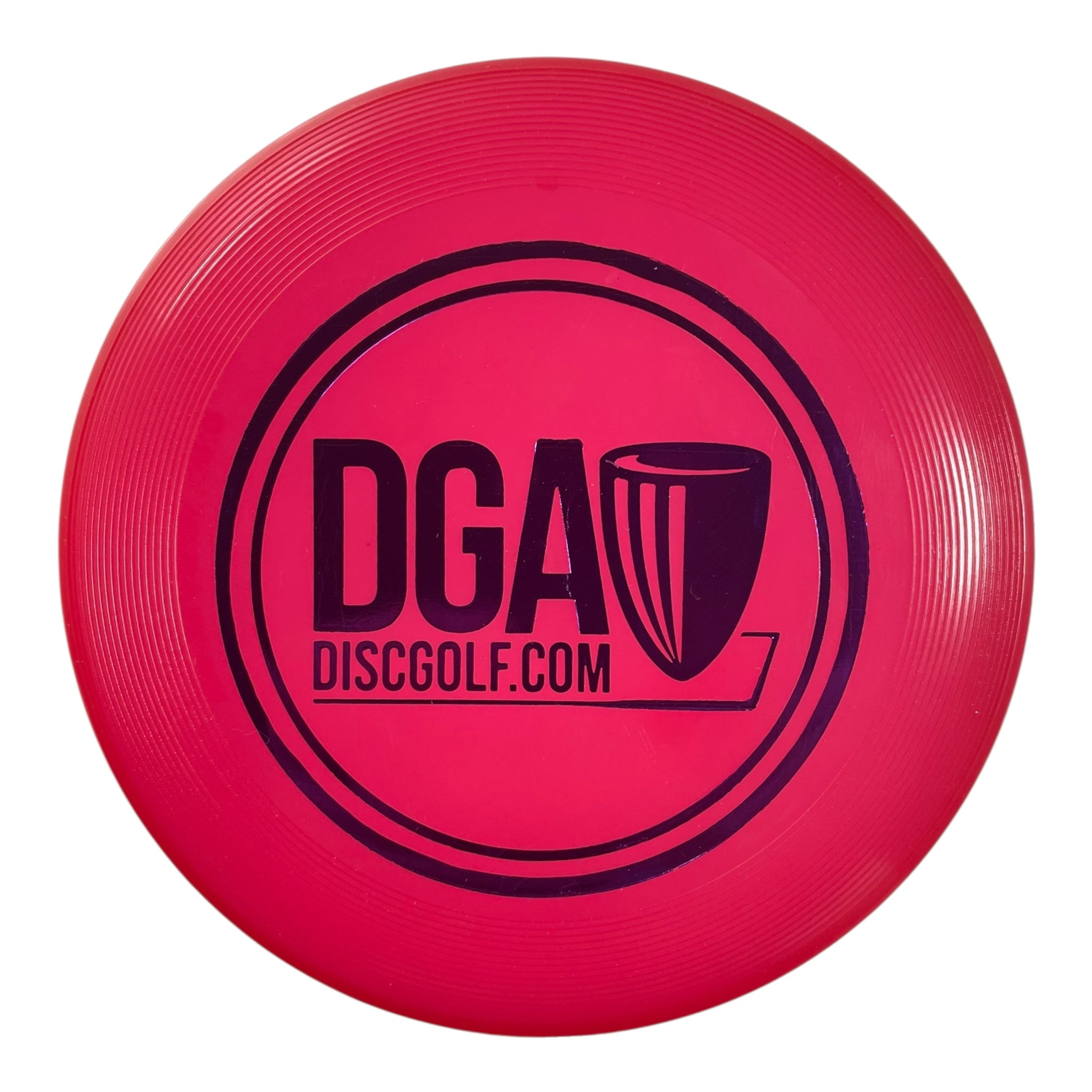 Disc Golf Association DGA Mini Marker Disc | Red/Purple Disc Golf
