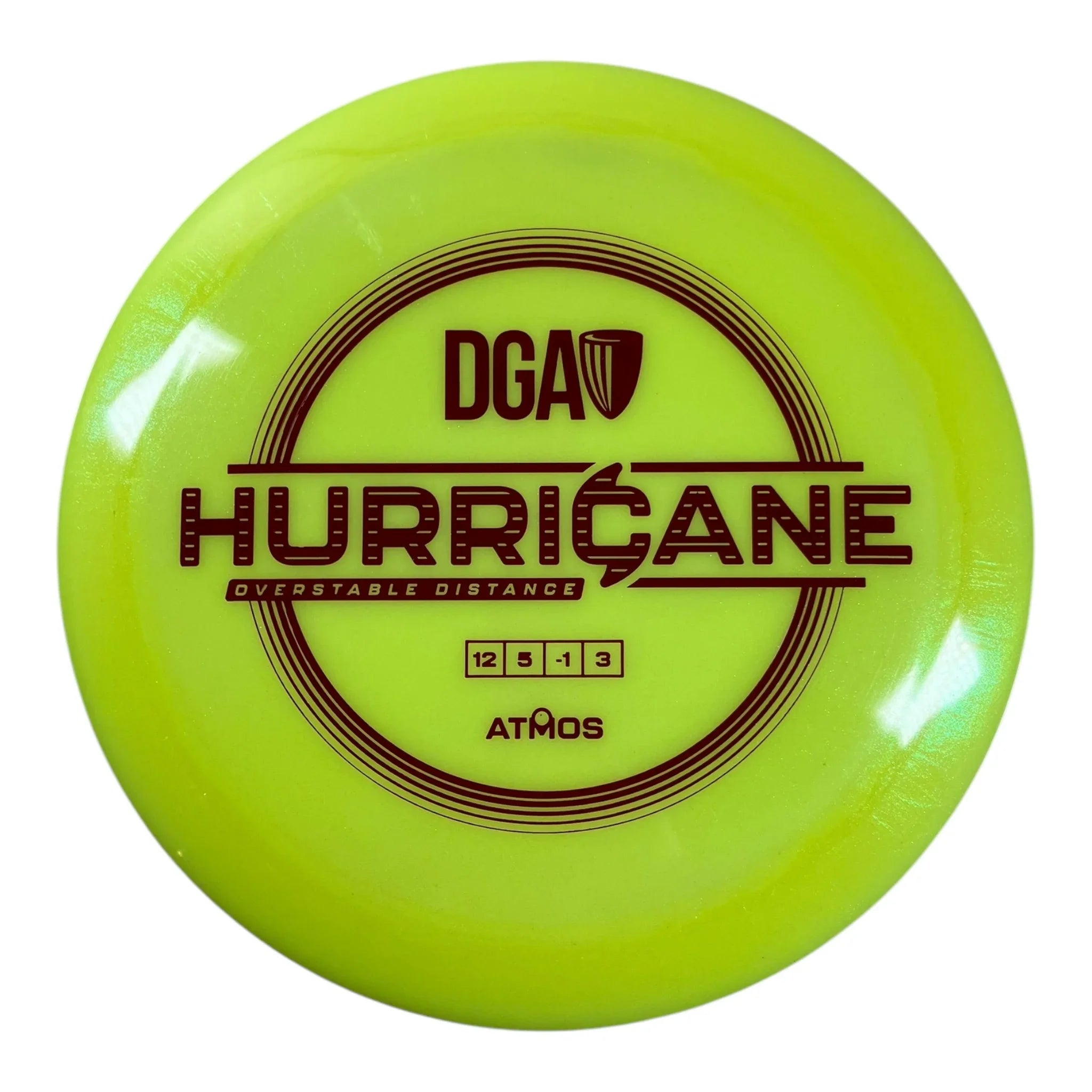 Disc Golf Association Hurricane | Atmos | Yellow/Red 173g Disc Golf