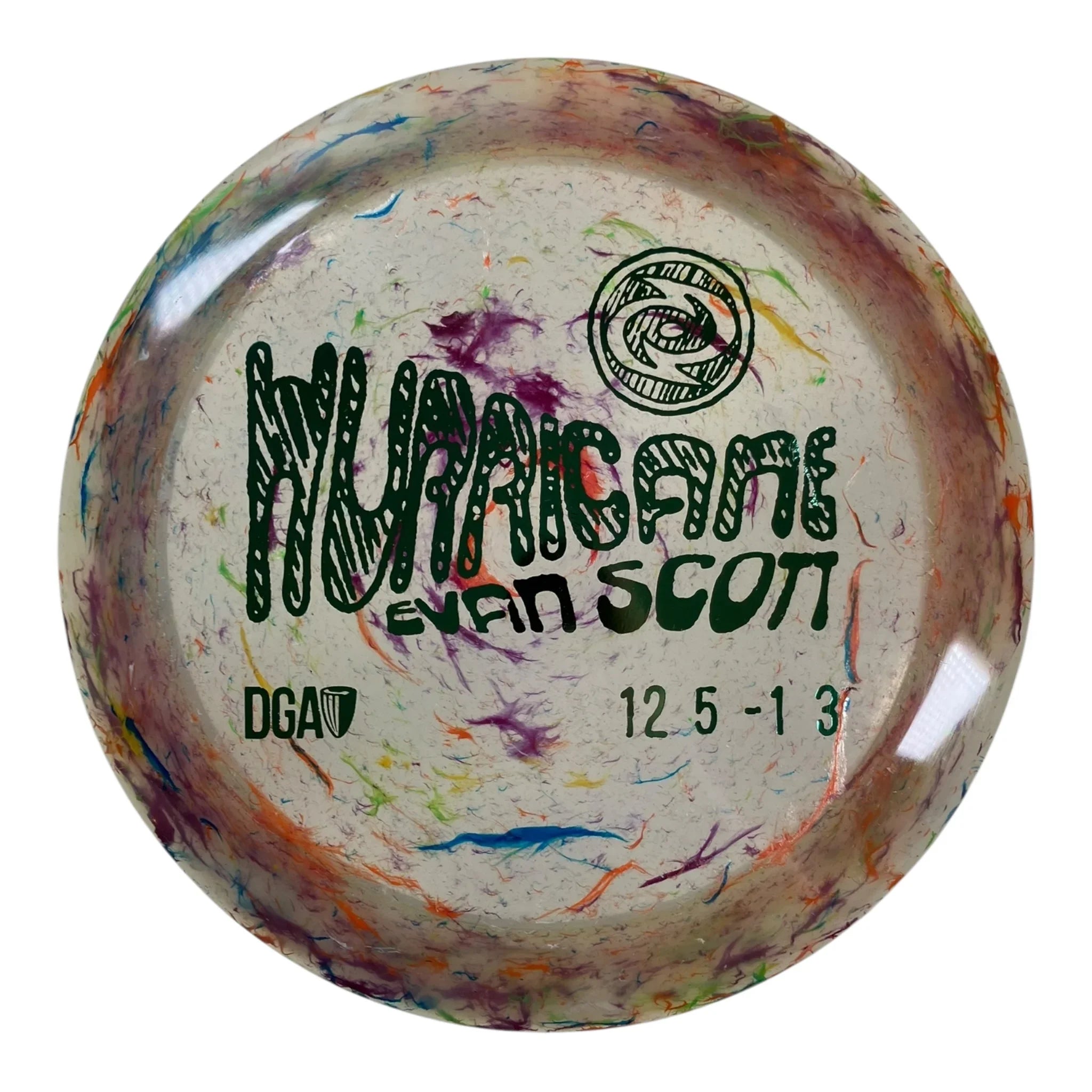 Disc Golf Association Hurricane | Granite | Pink/Green 174g (Evan Scott) Disc Golf