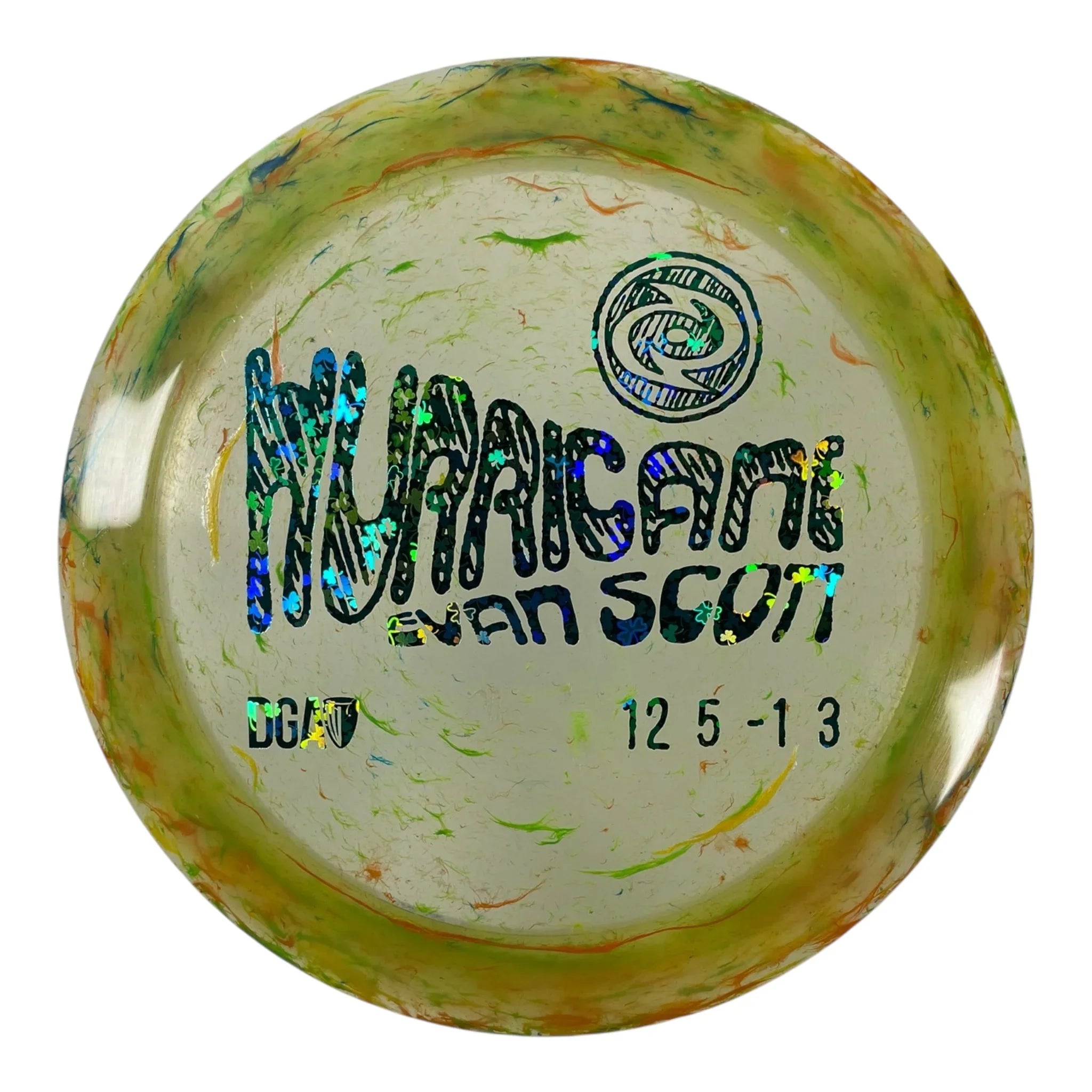 Disc Golf Association Hurricane | Granite | Yellow/Clovers 172g (Evan Scott) Disc Golf