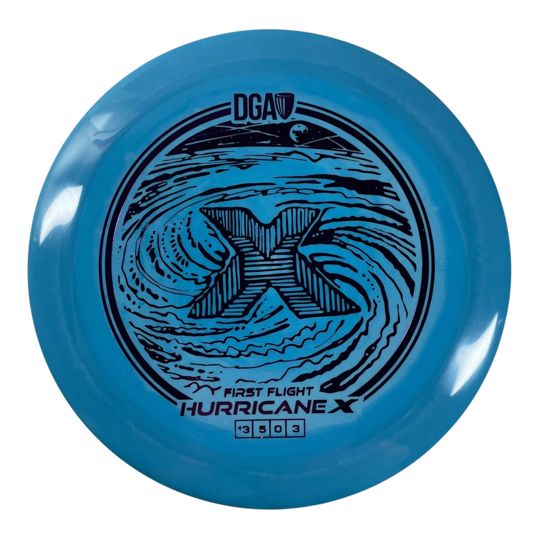 Disc Golf Association Hurricane X | LE Swirl | Blue/Purple 170g Disc Golf