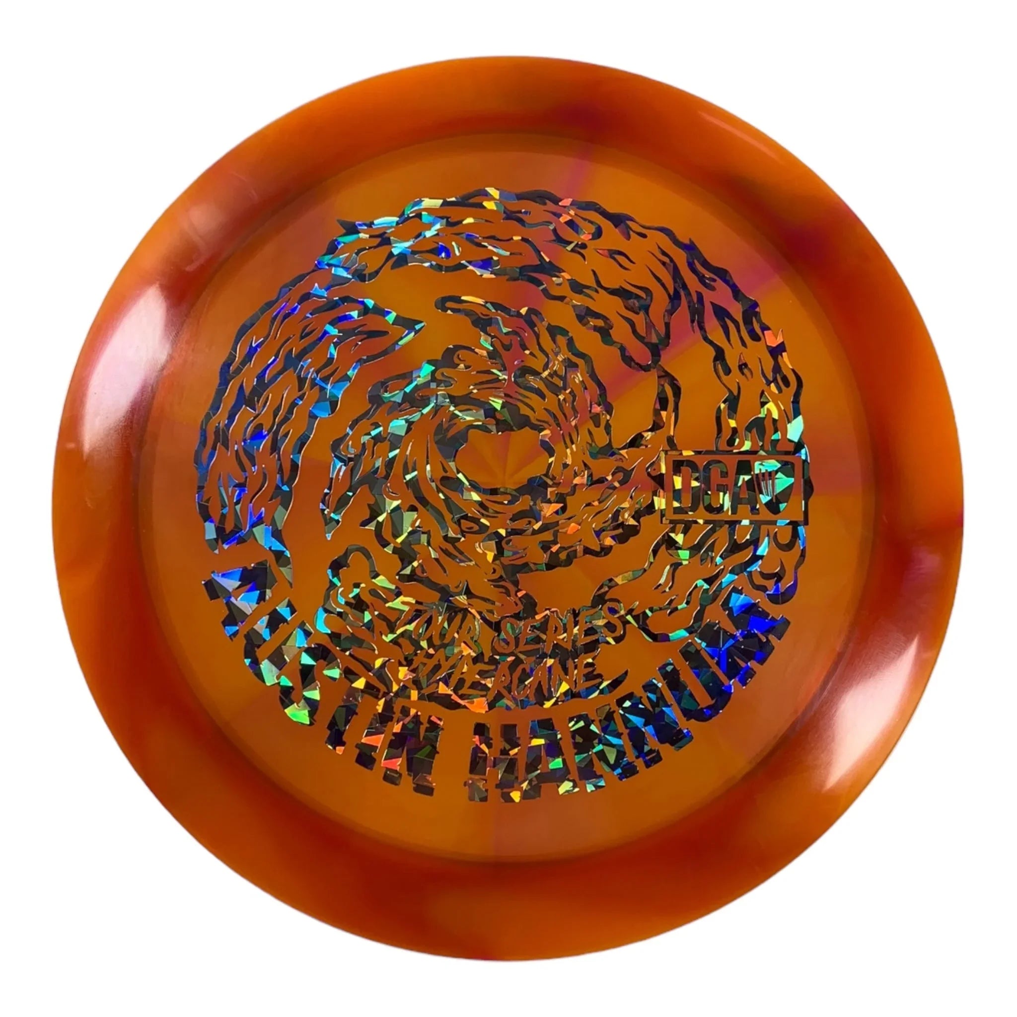 Disc Golf Association Hypercane | Swirl | Orange/Holo 174g (Austin Hannum) Disc Golf