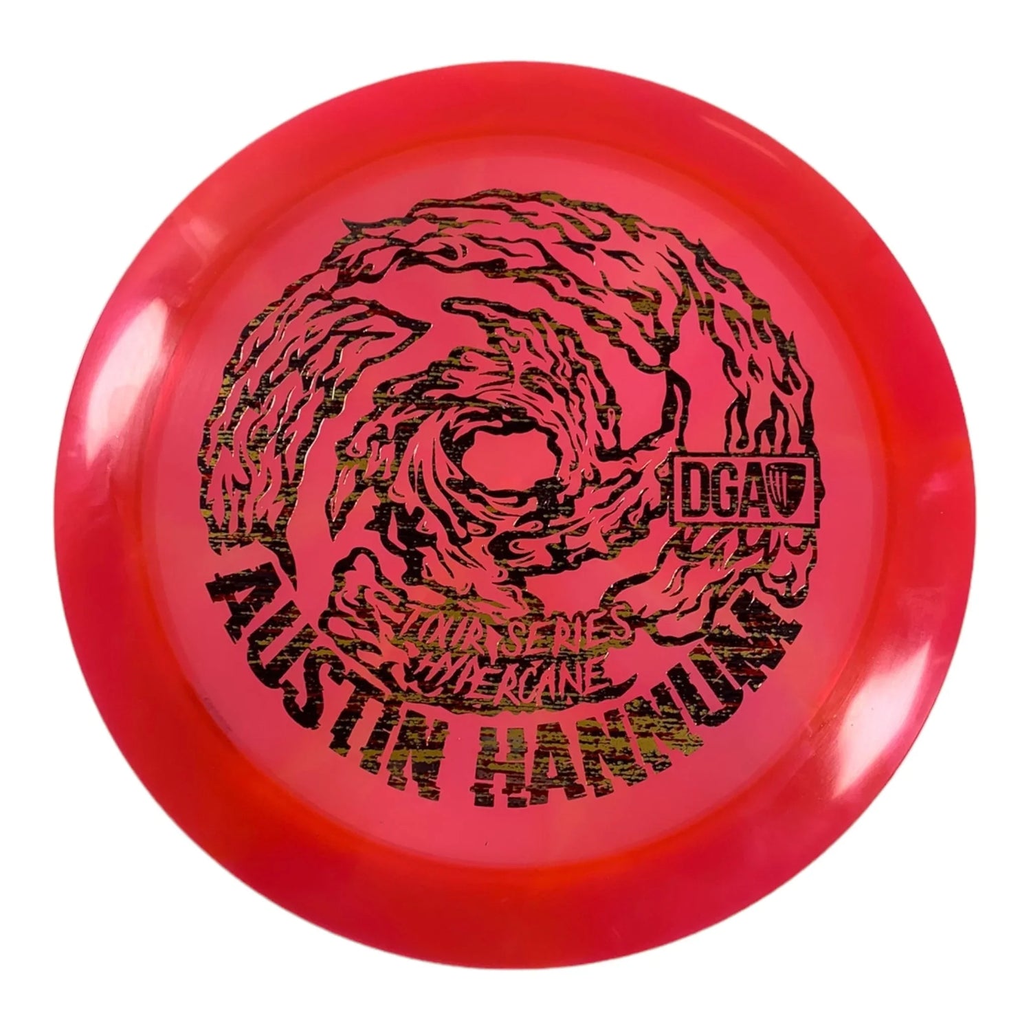 Disc Golf Association Hypercane | Swirl | Pink/Silver 174g (Austin Hannum) Disc Golf