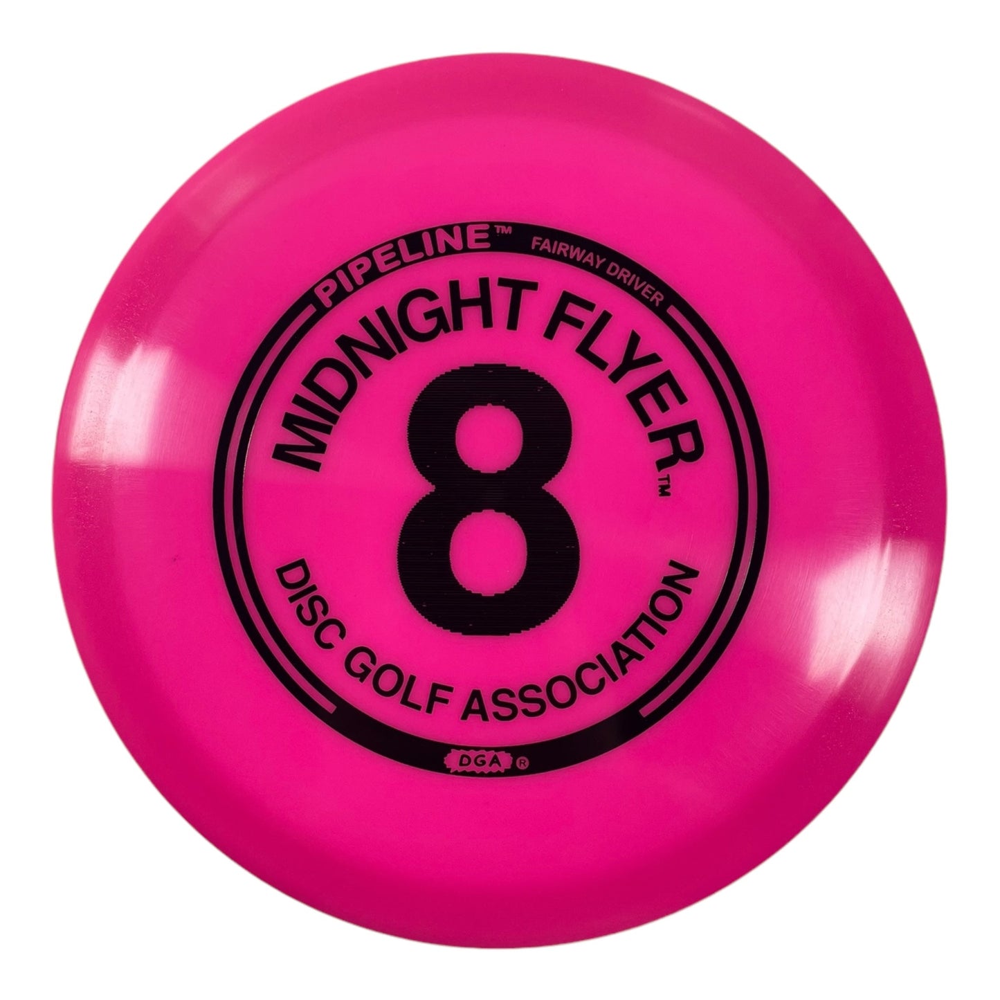 Disc Golf Association Pipeline | Glow | Pink/Black 159 - 173g (Midnight Flyer) Disc Golf