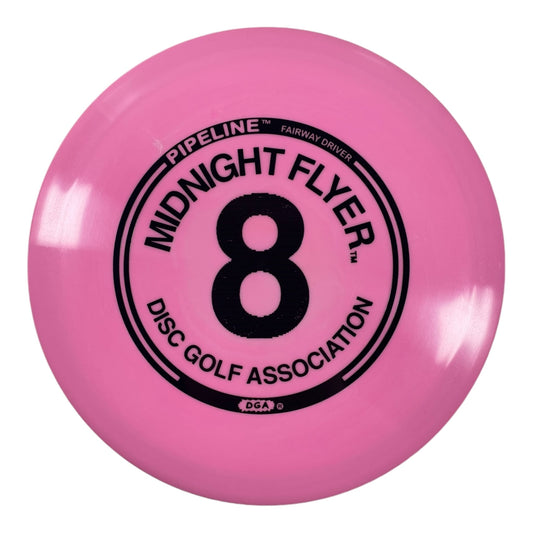 Disc Golf Association Pipeline | Glow | Pink/Black 159g (Midnight Flyer) Disc Golf