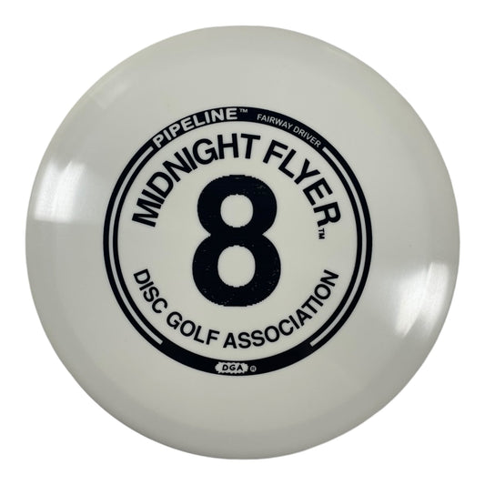 Disc Golf Association Pipeline | Glow | White/Black 159 - 173g (Midnight Flyer) Disc Golf