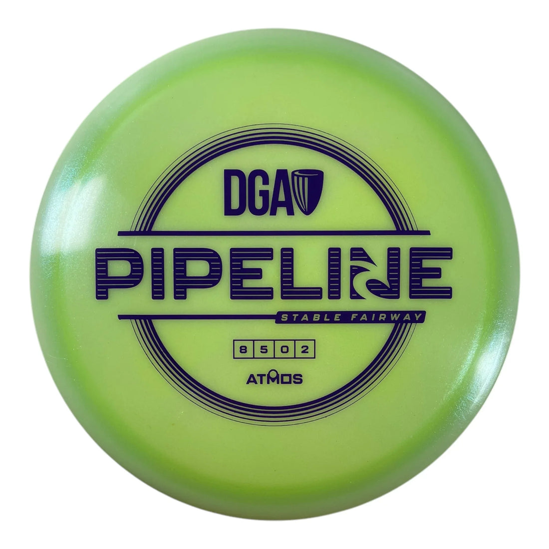 Disc Golf Association Pipeline | Atmos | Green/Purple 172g Disc Golf