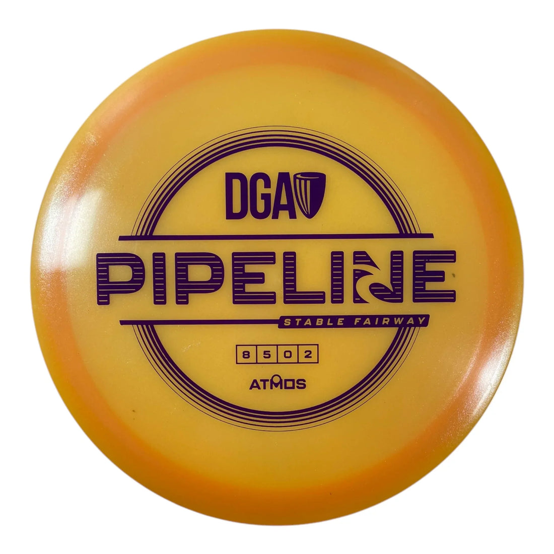 Disc Golf Association Pipeline | Atmos | Yellow/Purple 172g Disc Golf