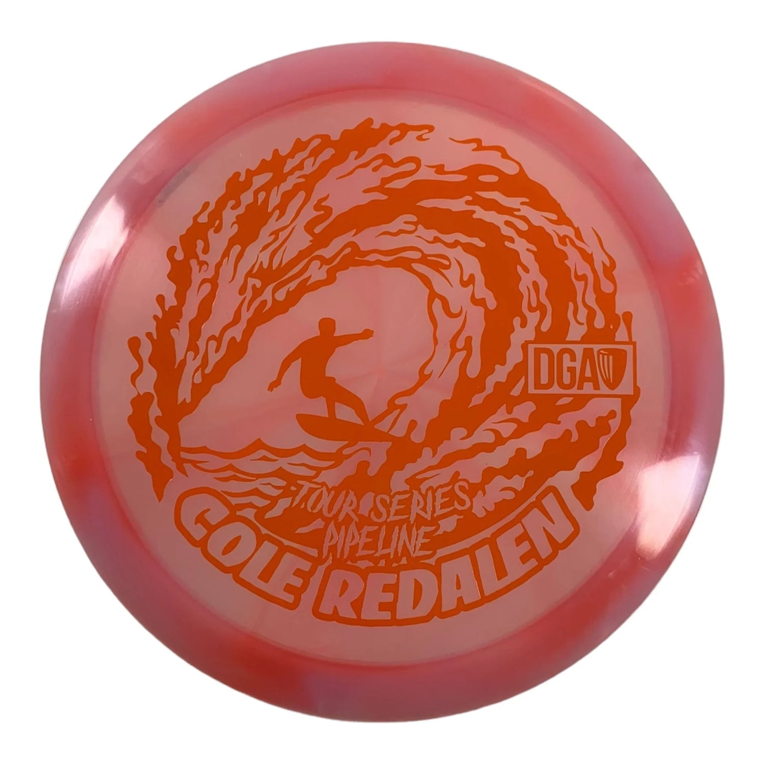 Disc Golf Association Pipeline | Swirl | Pink/Orange 172g (Cole Redalen) Disc Golf