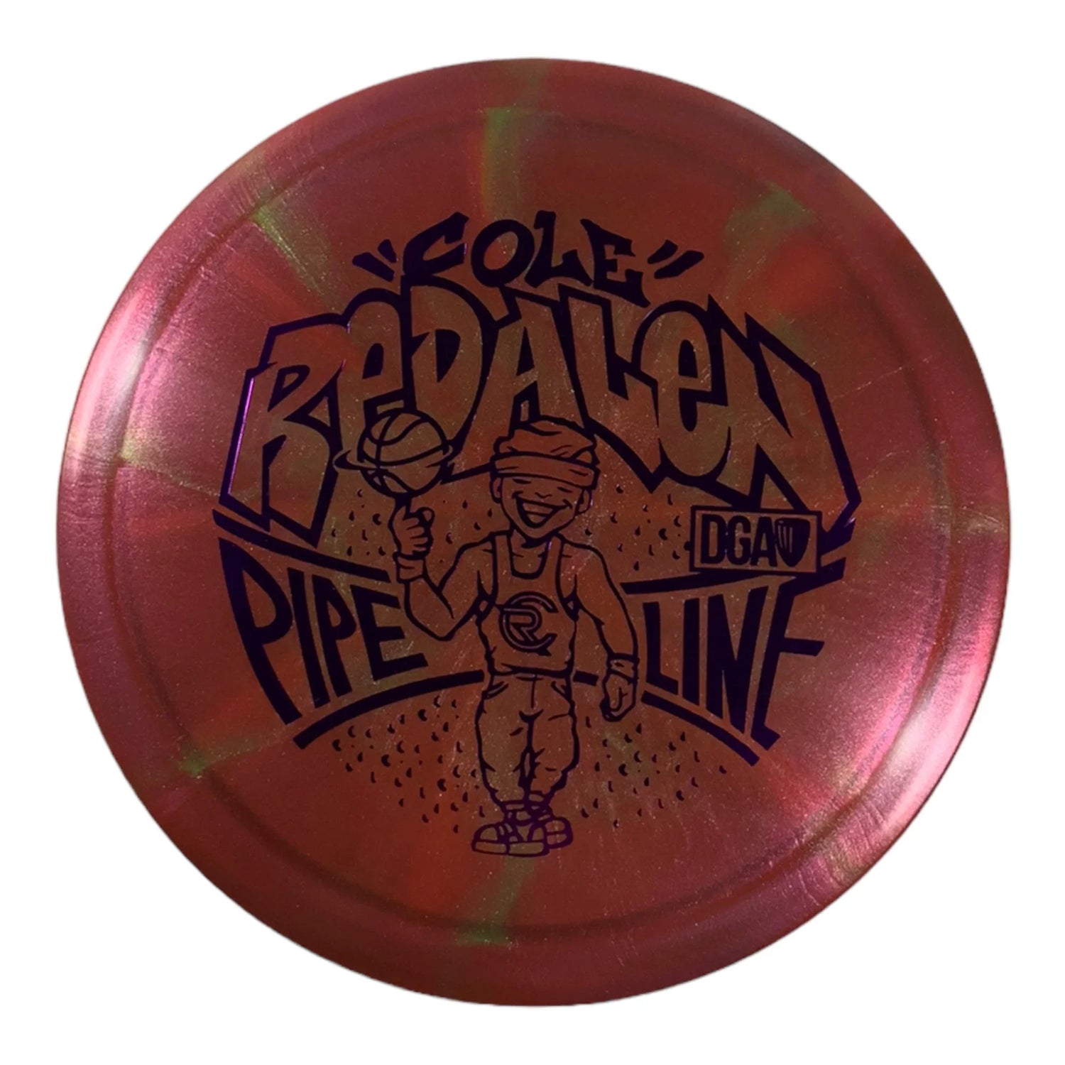 Disc Golf Association Pipeline | Swirl | Red/Purple 167g (Cole Redalen) Disc Golf