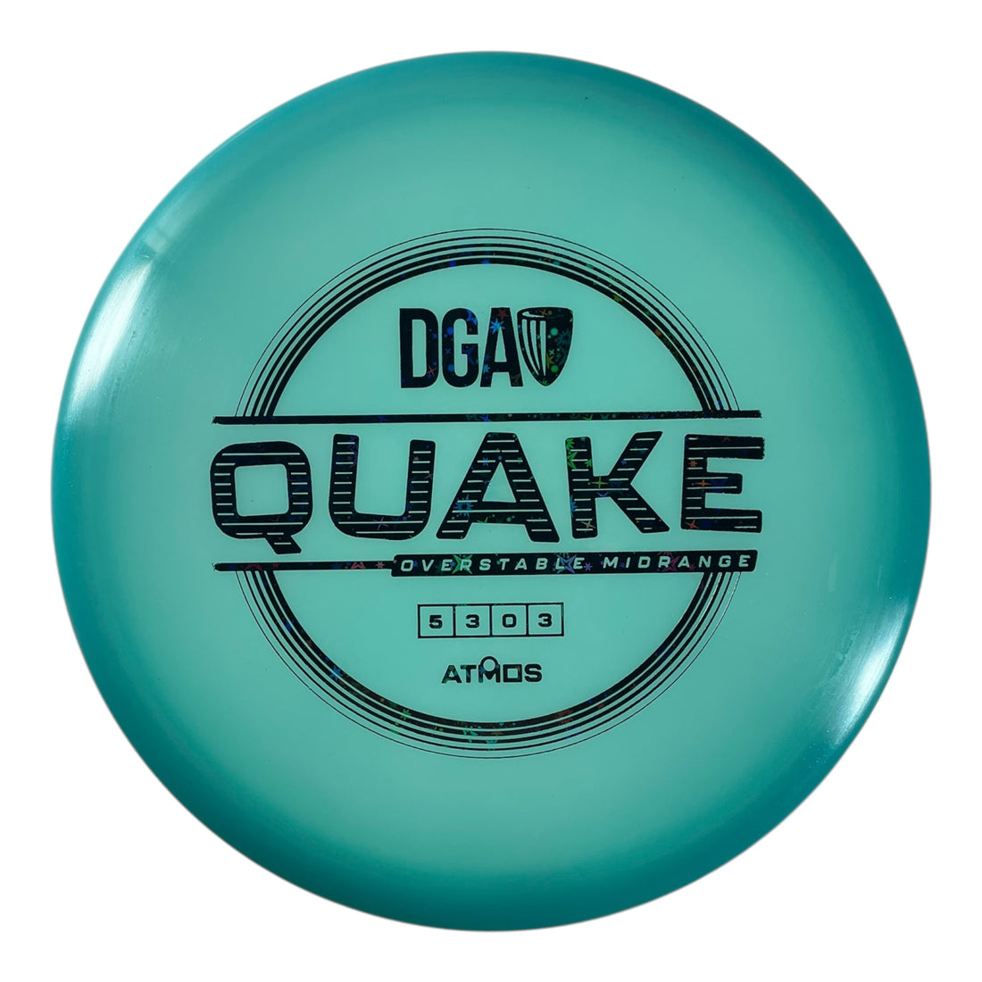 Disc Golf Association Quake | Atmos | Blue/Black Stars 176g Disc Golf