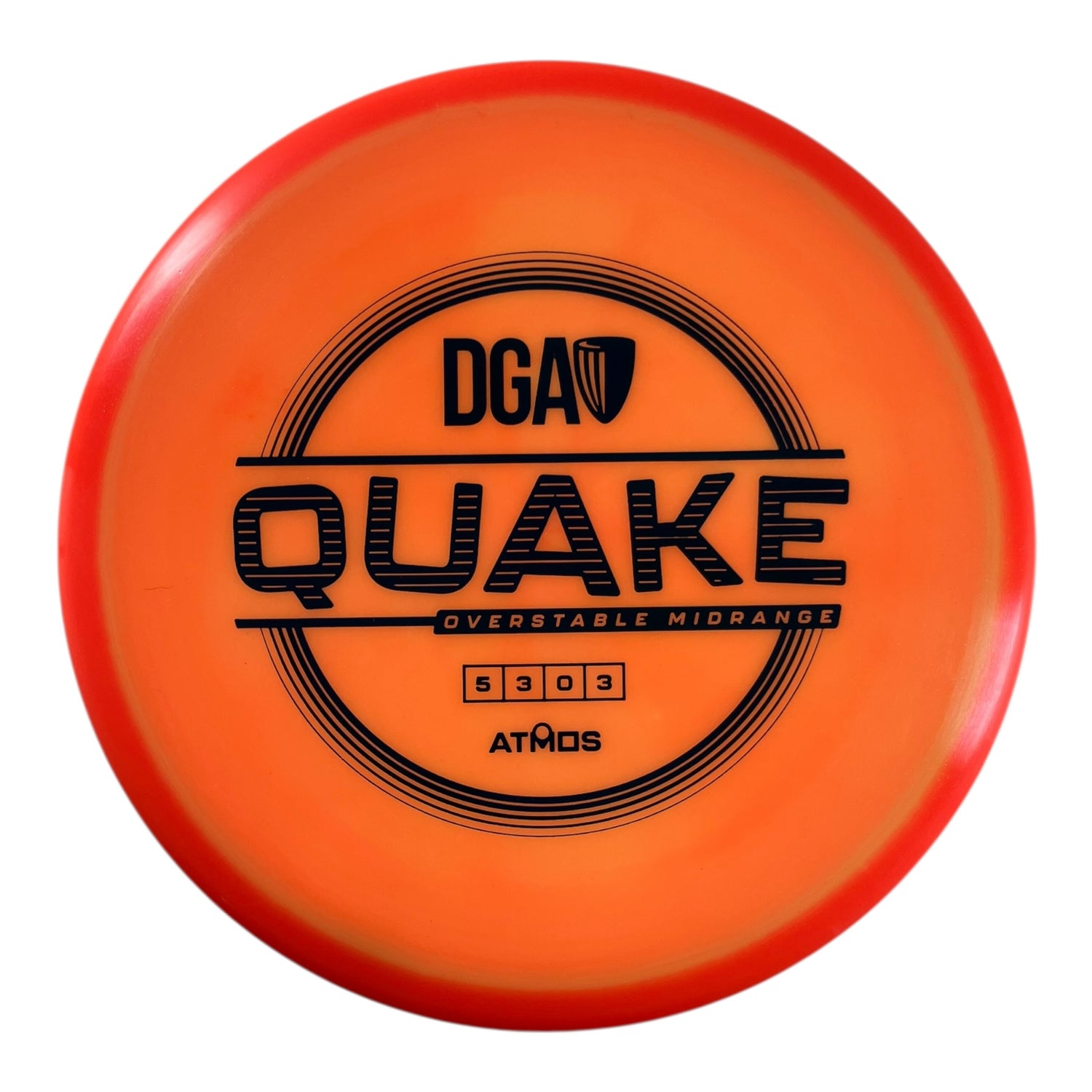 Disc Golf Association Quake | Atmos | Orange/Black 173g Disc Golf