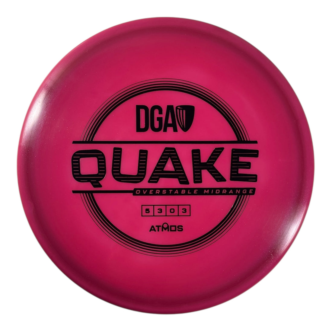 Disc Golf Association Quake | Atmos | Pink/Black 174g Disc Golf