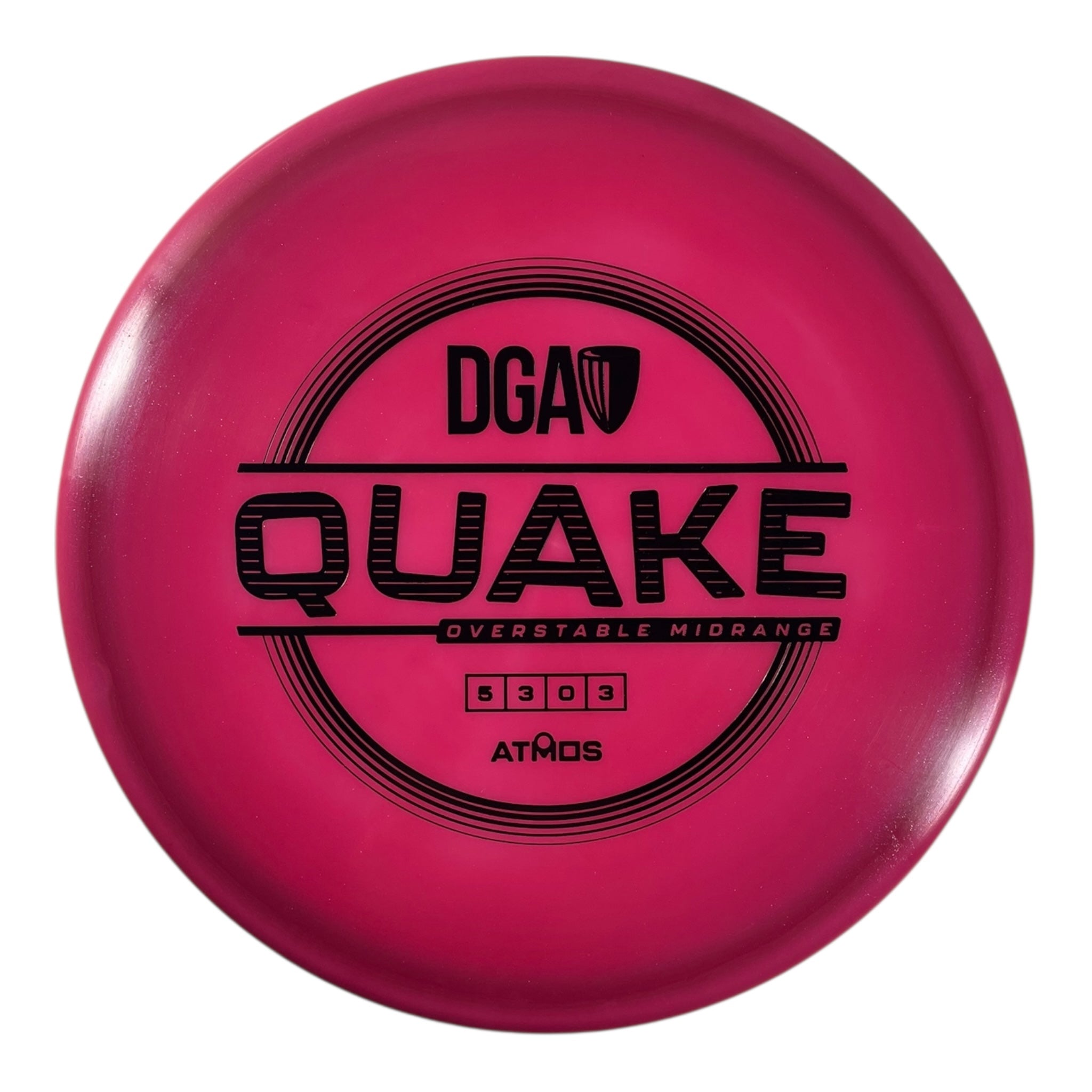 Disc Golf Association Quake | Atmos | Pink/Black 174g Disc Golf