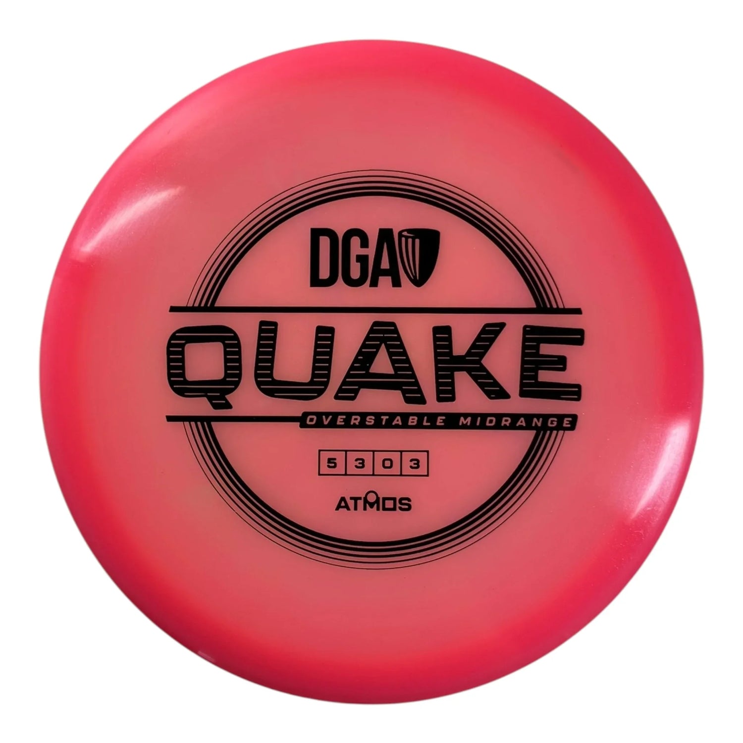 Disc Golf Association Quake | Atmos | Pink/Black 176-177g Disc Golf