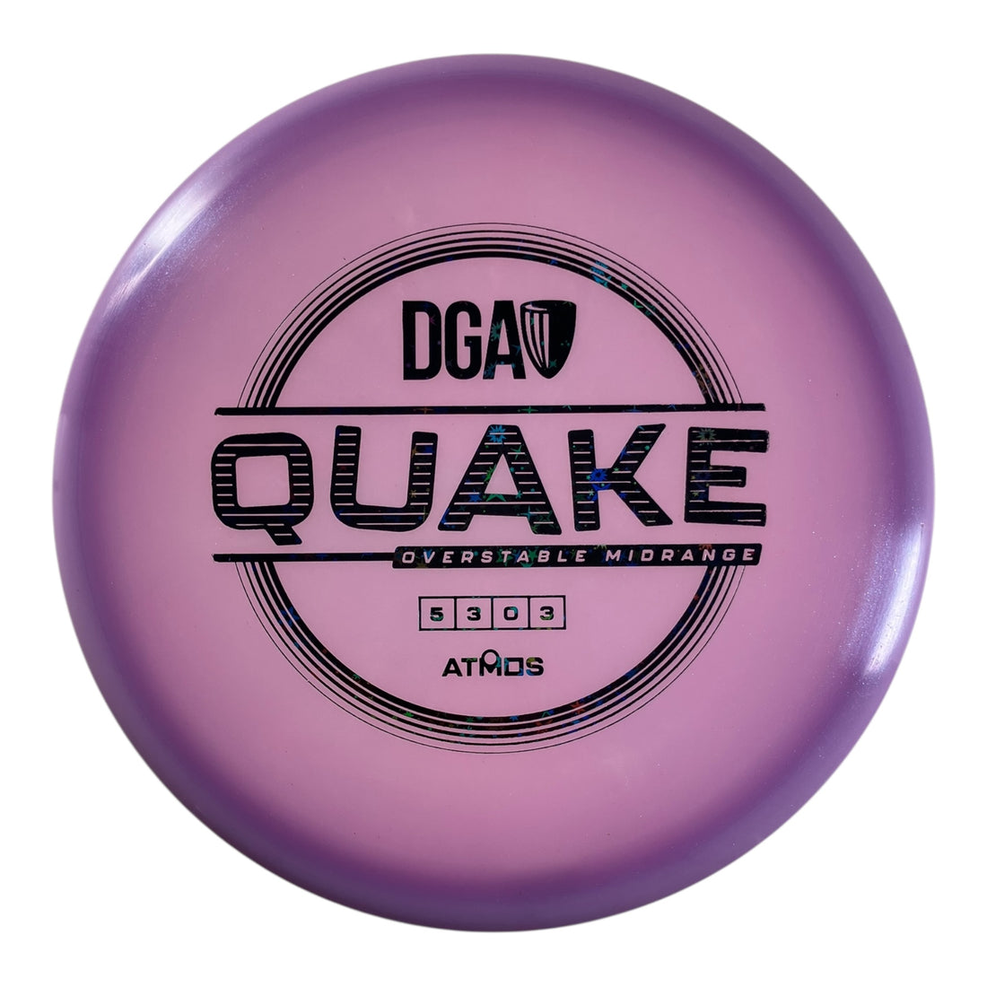 Disc Golf Association Quake | Atmos | Purple/Black 176g Disc Golf