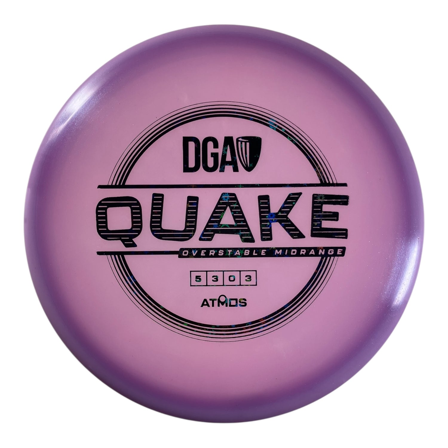 Disc Golf Association Quake | Atmos | Purple/Black 176g Disc Golf