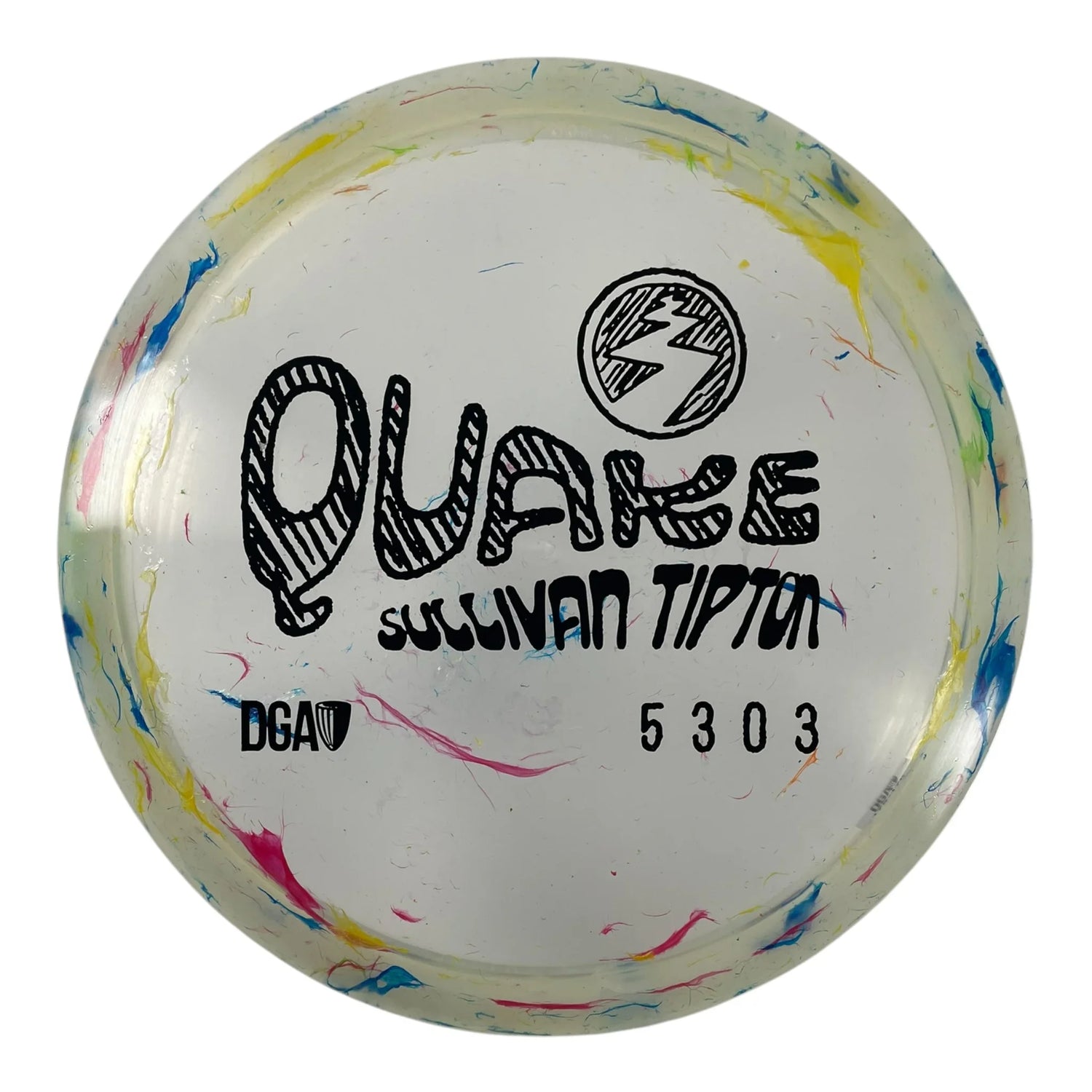 Disc Golf Association Quake | Granite | Clear/Black 176g (Sullivan Tipton) Disc Golf