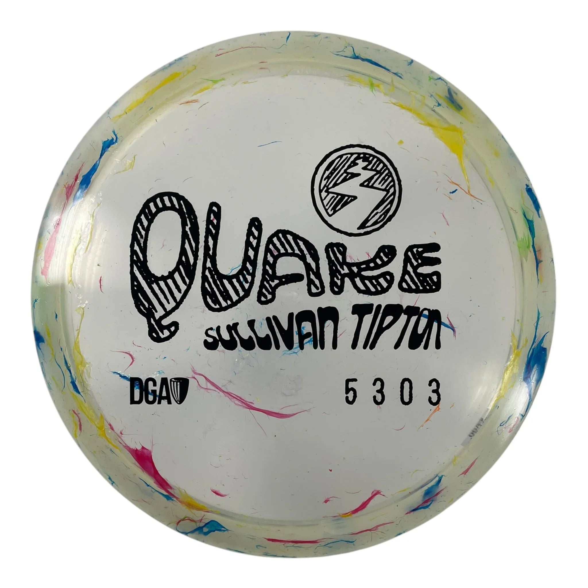 Disc Golf Association Quake | Granite | Clear/Black 176g (Sullivan Tipton) Disc Golf