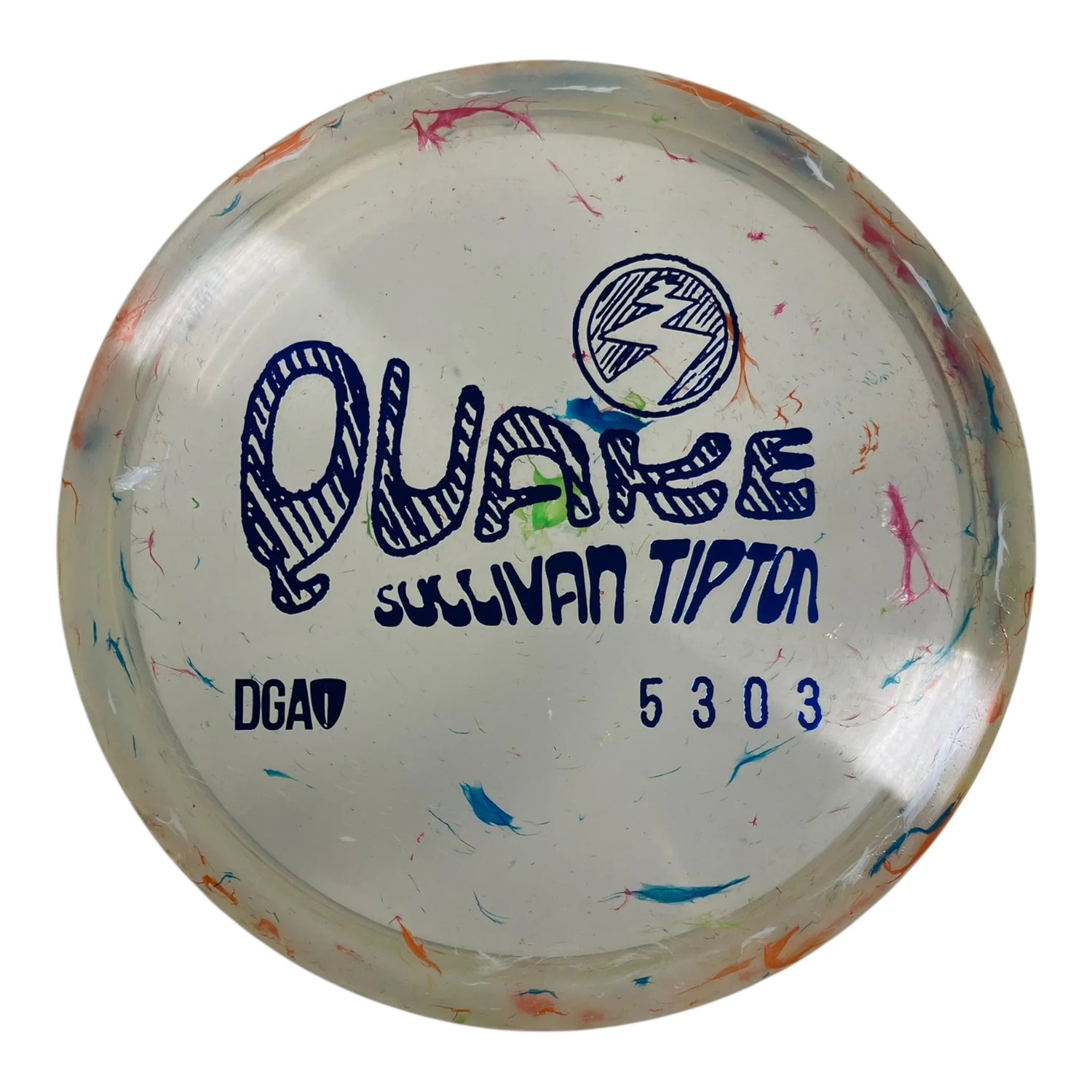 Disc Golf Association Quake | Granite | Clear/Blue 176g (Sullivan Tipton) Disc Golf