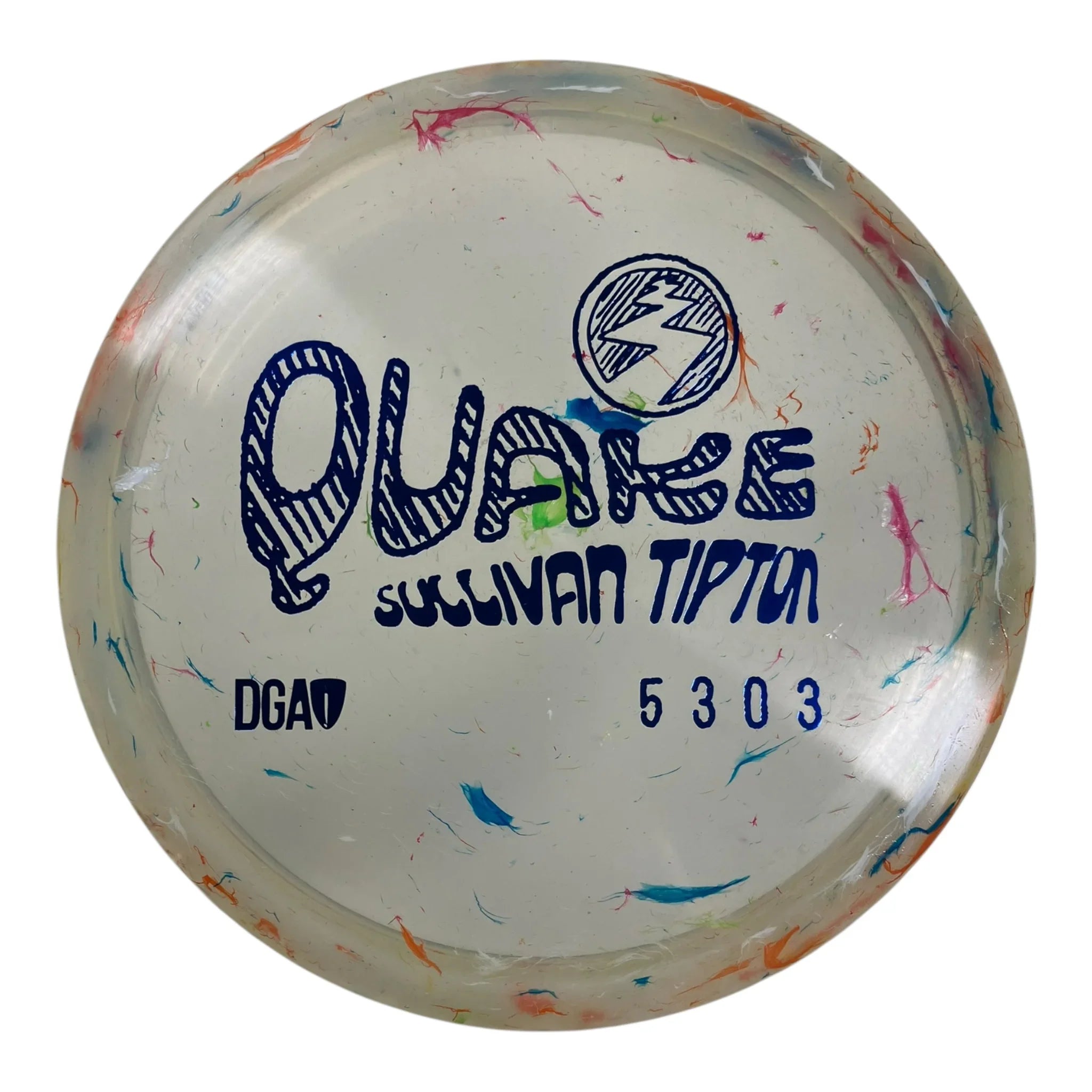Disc Golf Association Quake | Granite | Clear/Blue 176g (Sullivan Tipton) Disc Golf
