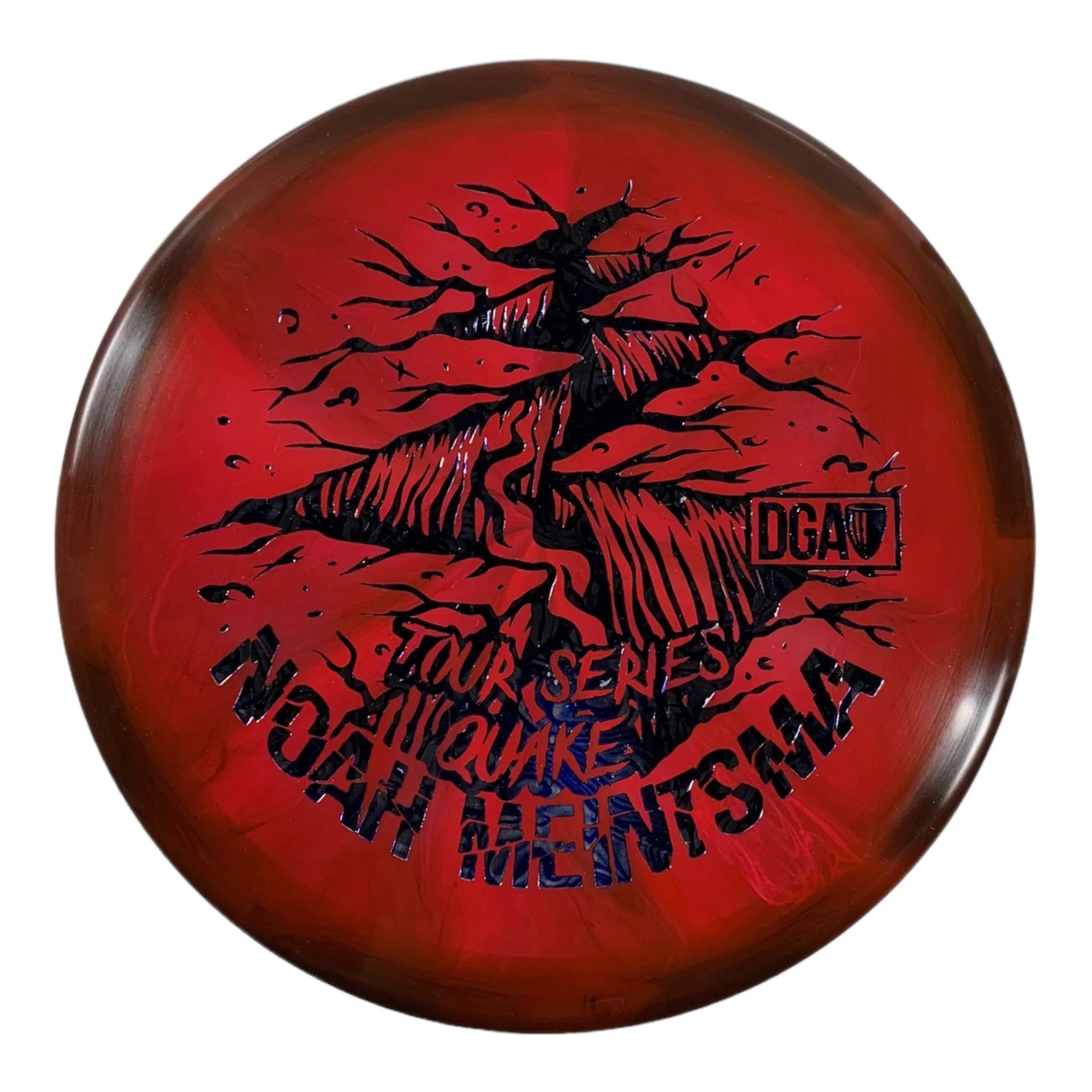 Disc Golf Association Quake | Swirl | Red/Blue 177g (Noah Meintsma) Disc Golf