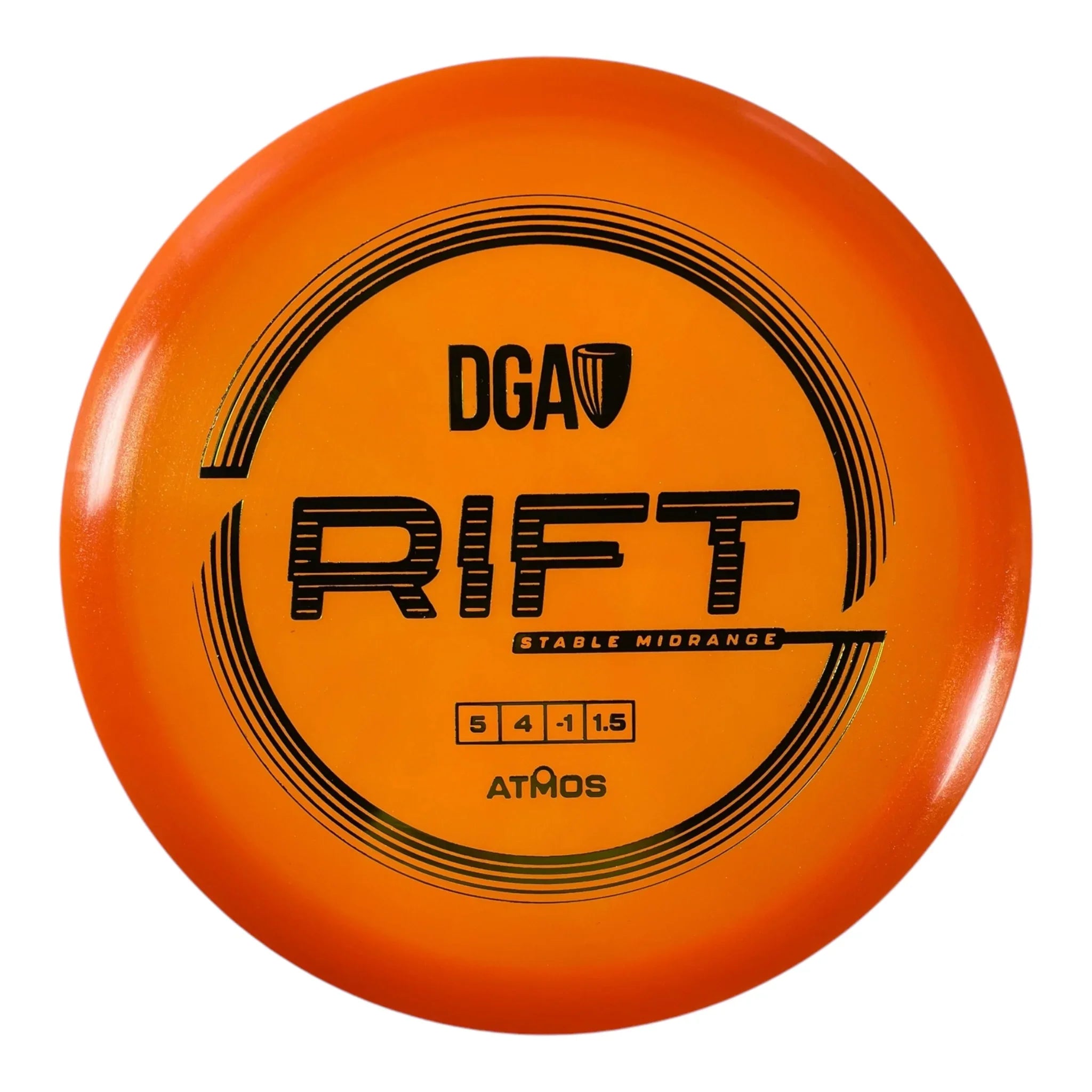 Disc Golf Association Rift | Atmos | Orange/Green 172g Disc Golf