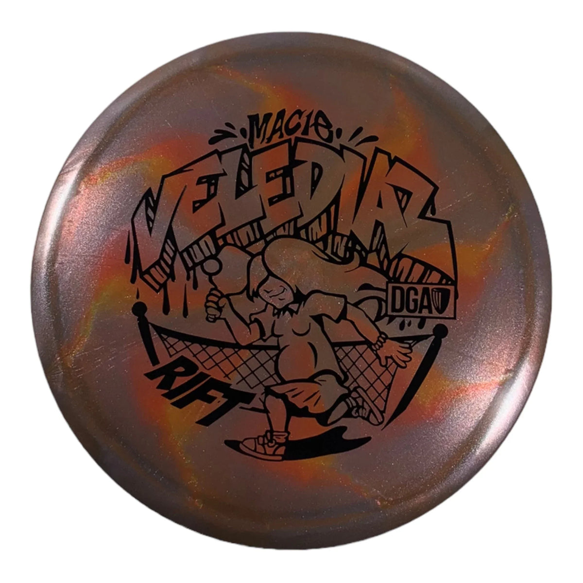 Disc Golf Association Rift | Swirl | Grey/Black 175g (Macie Velediaz) Disc Golf