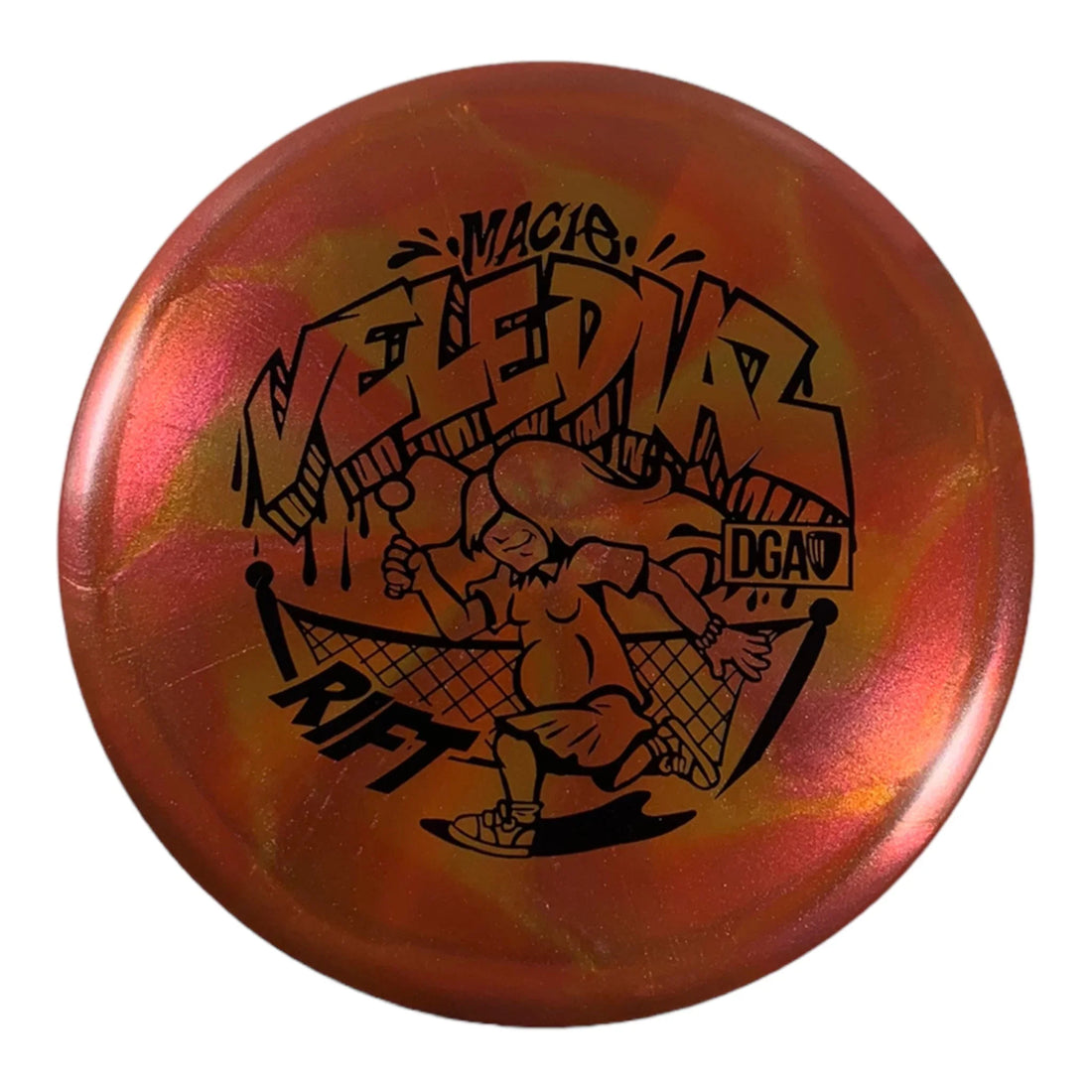 Disc Golf Association Rift | Swirl | Orange/Black 175g (Macie Velediaz) Disc Golf