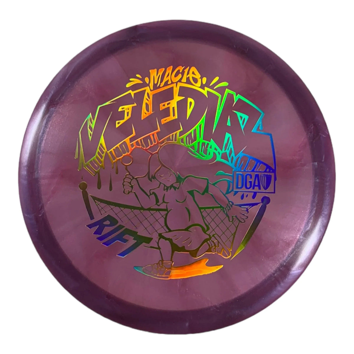 Disc Golf Association Rift | Swirl | Purple/Holo 170g (Macie Velediaz) Disc Golf