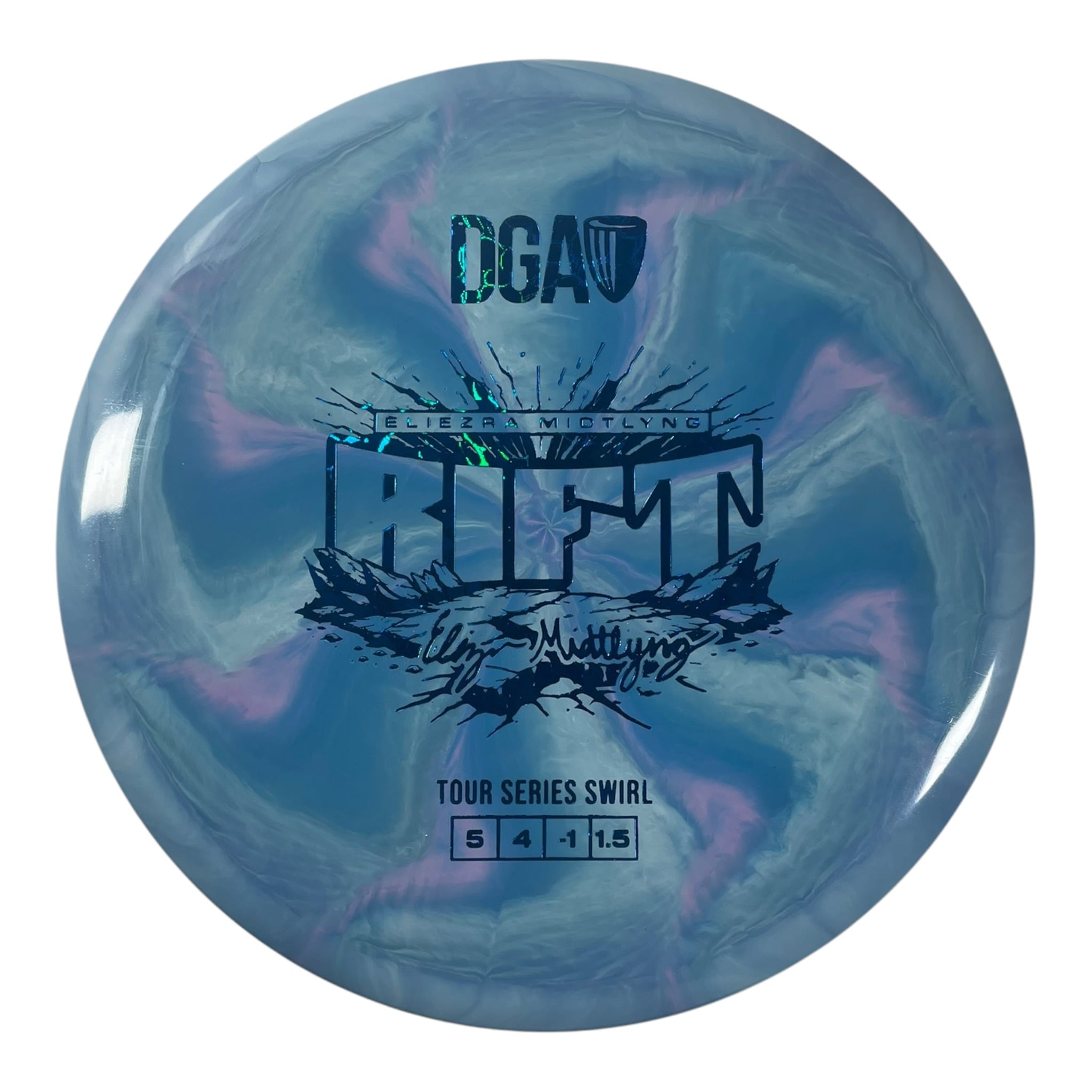 Disc Golf Association Rift | Tour Series Swirl | Blue/Waves 176g (Eliezra Midtlyng) Disc Golf