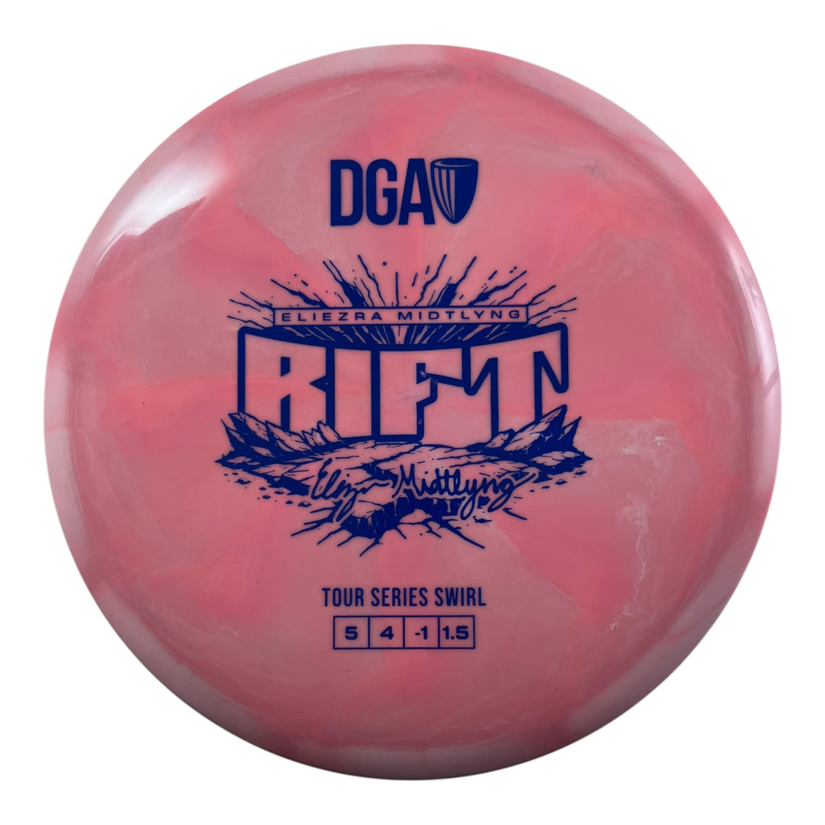 Disc Golf Association Rift | Tour Series Swirl | Pink/Blue 177g (Eliezra Midtlyng) Disc Golf